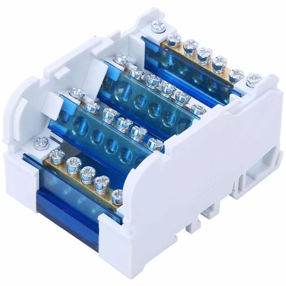 Caja de Distribución de Cables 4 Niveles 407, 4 Entradas 24 Salidas, Tapa Transparente