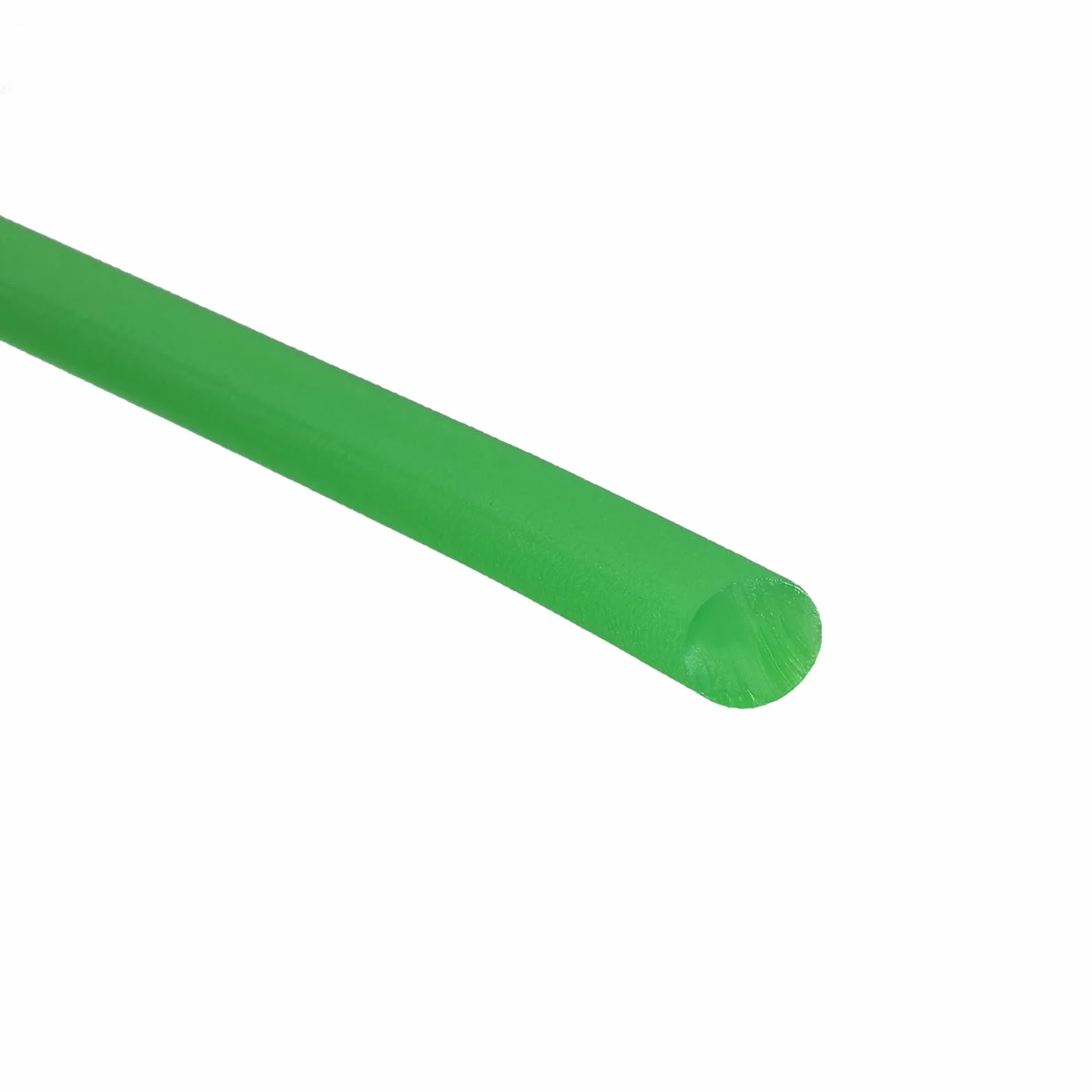 Correa Redonda de Uretano de Alto Rendimiento 1m x 6mm Correa de Transmisión de PU Verde