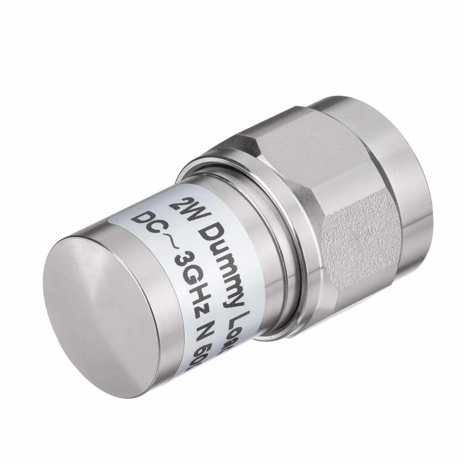 Bingfu Carga de Terminación de RF de 2 W, Carga Ficticia Coaxial 50 Ω, CC-3 GHz, Conector N-Hembra, ≤1,2 VSWR