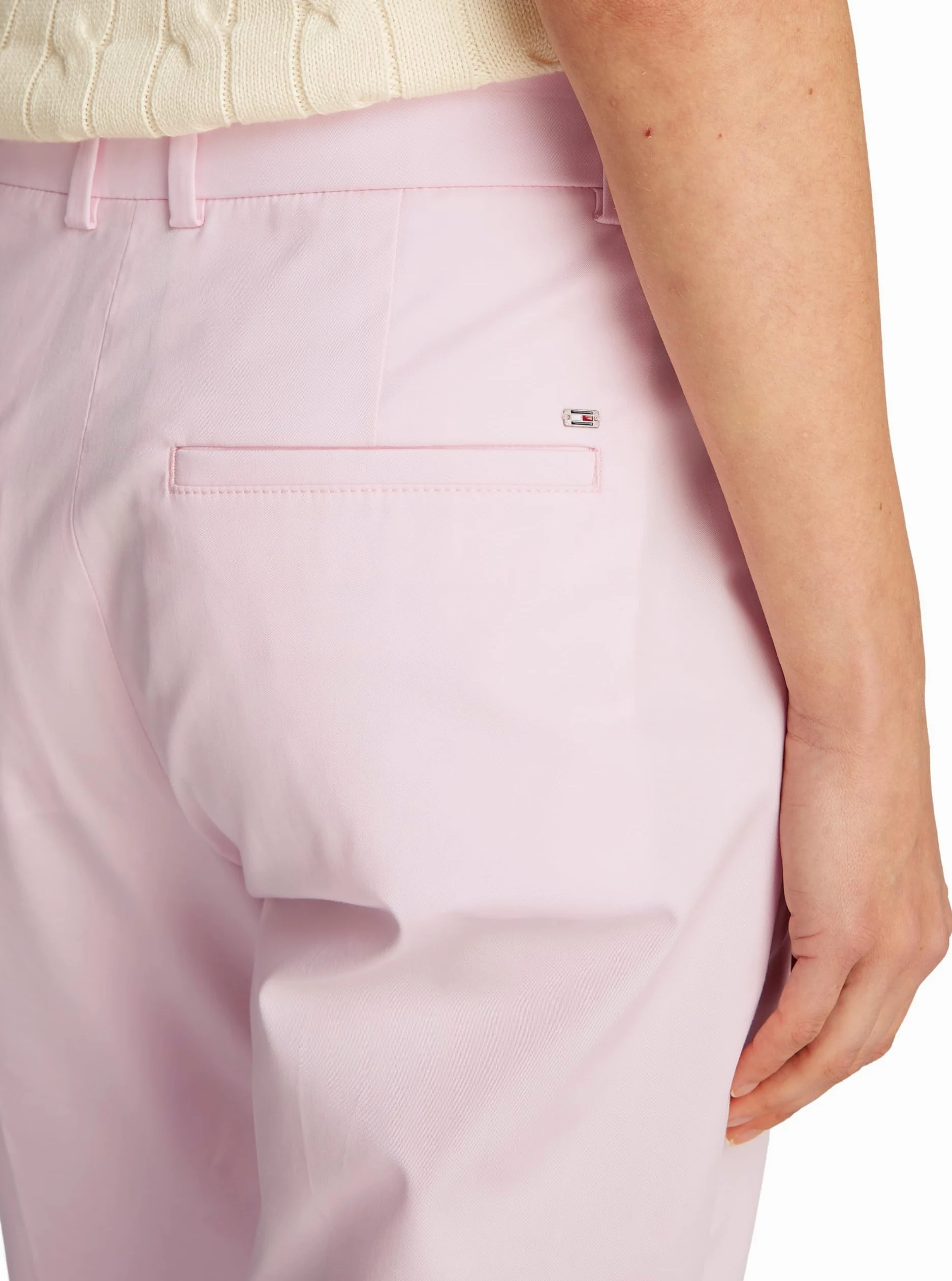 Tommy Hilfiger Pantalón Chino Mujer MD Core Slim Straight Pant Slim Fit