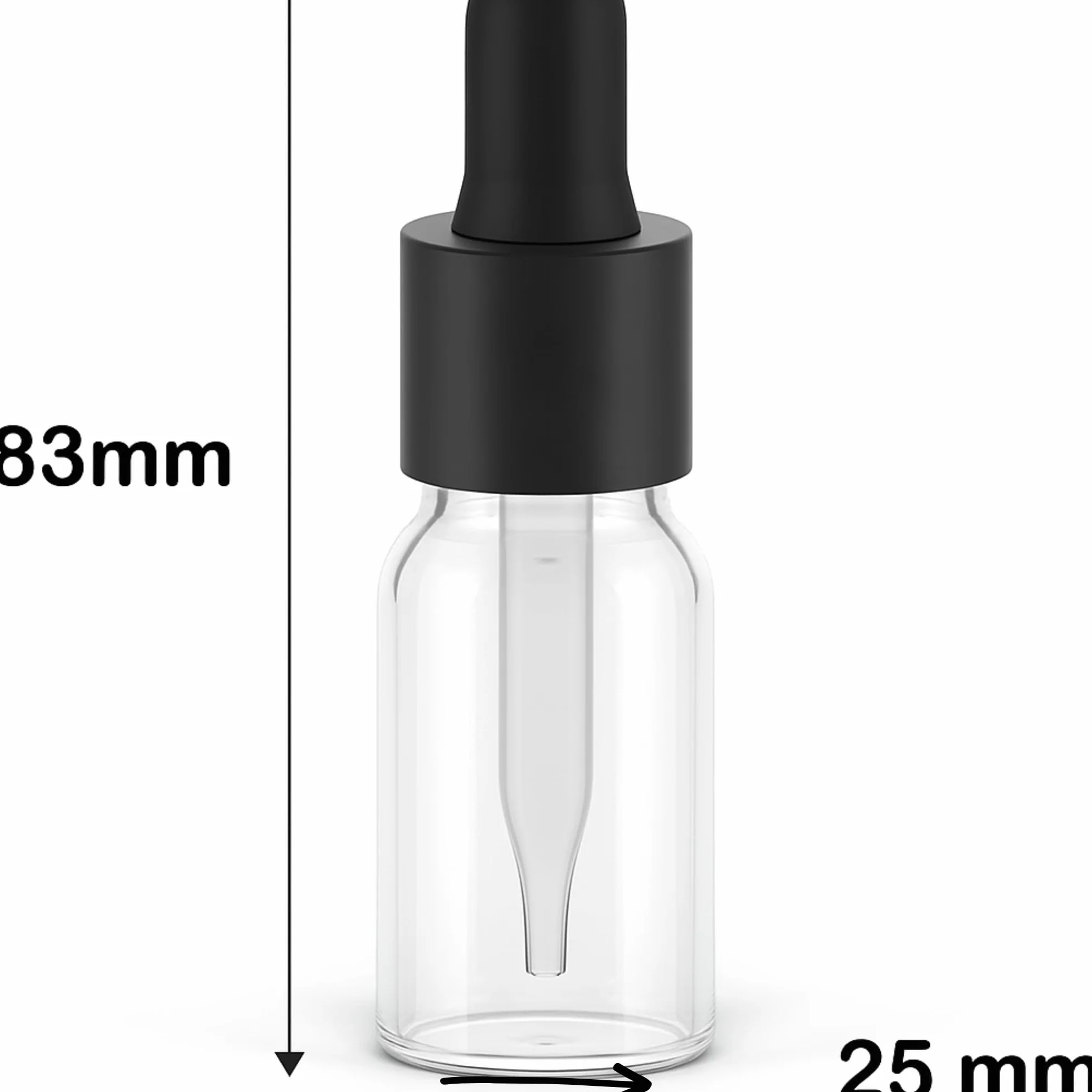 Frasco Gotero 2x30ml Botellas Cuentagotas de Vidrio Transparente para Aceites Esenciales