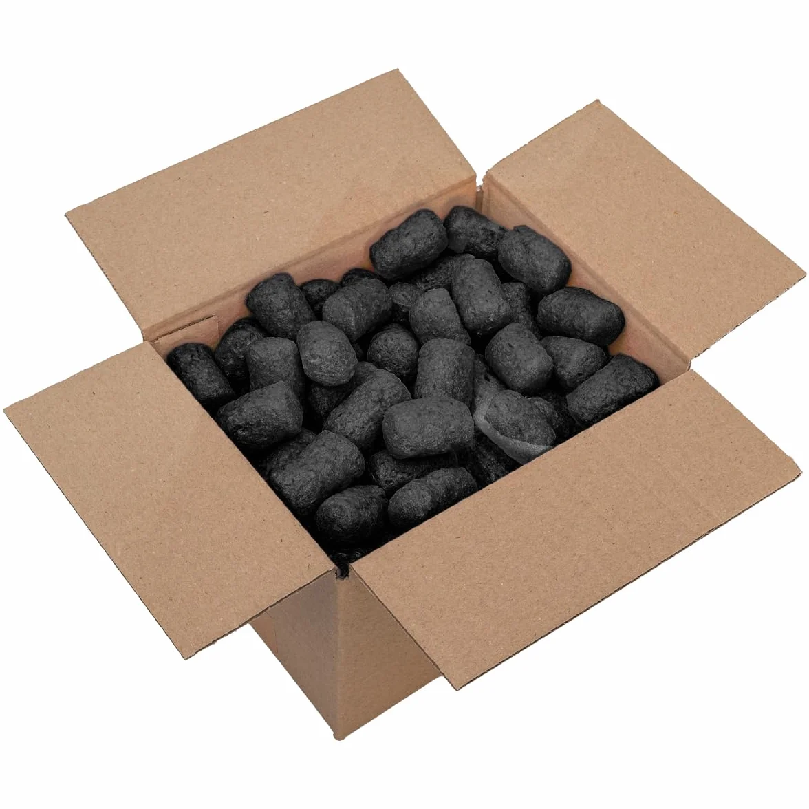 BIO Almidón de Maíz Chips de Embalaje 25 litros - Negro