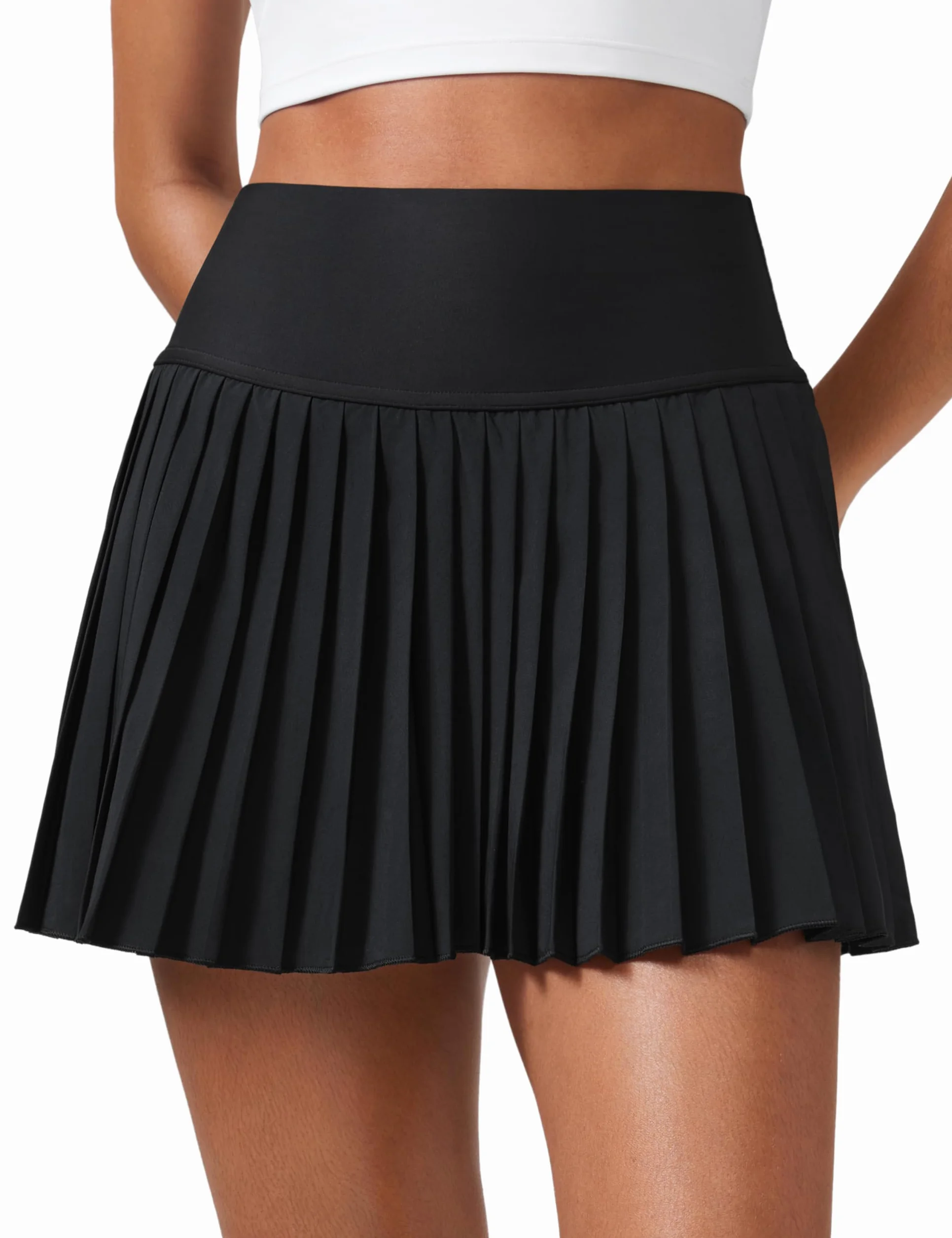 CRZ YOGA Falda de Tenis Plisada Femenina con Pantalones Cortos