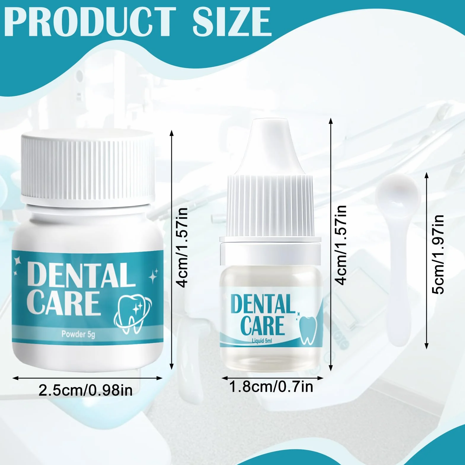 Cemento Dental Composite para Corona y Puente Rellenar Caries