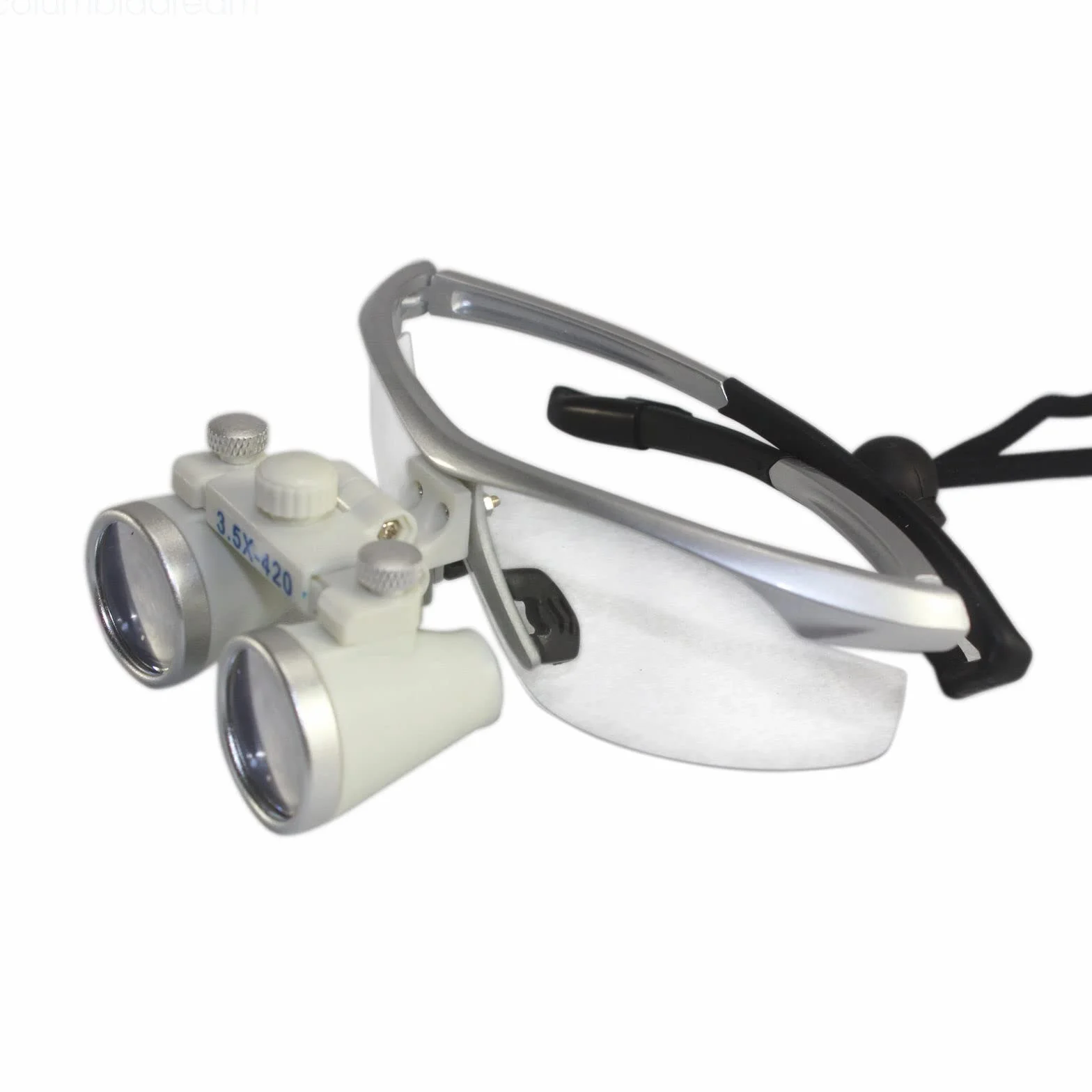 Dental Lupa Dentista 3,5x 420 mm z LED Faro Headlight
