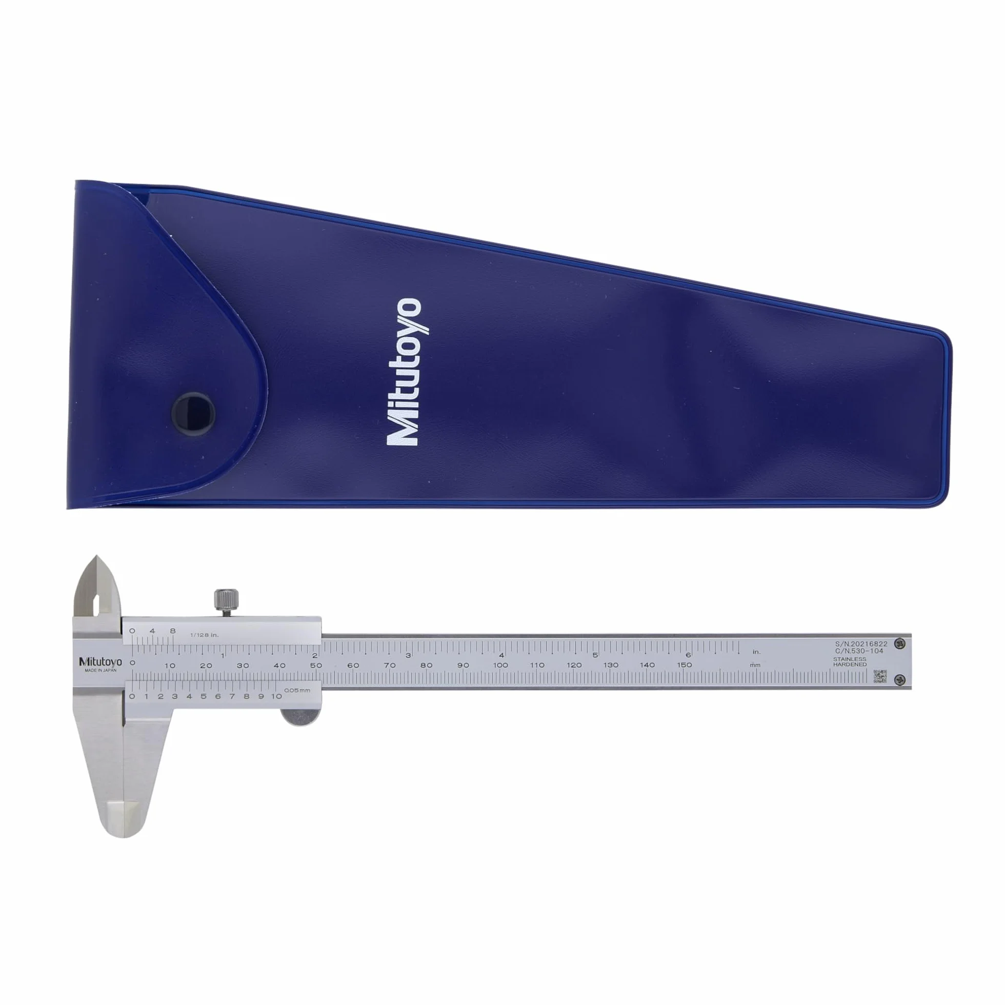Mitutoyo 530-101 Calibre de precisión DIN 862 0-150 mm 0,05 mm mecánico medidor de profundidad