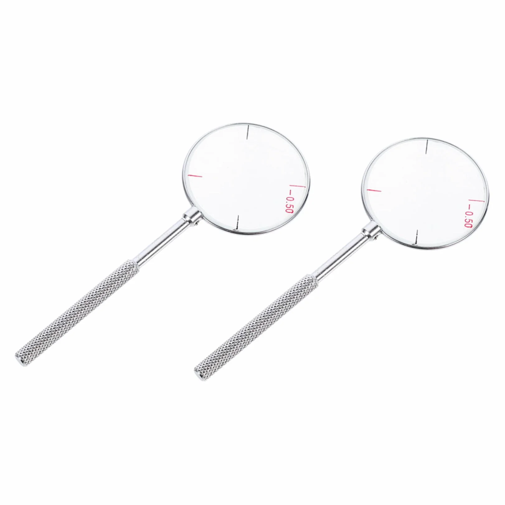 iplusmile Adaptador Espejo Cilindro Cruzado Herramienta Multifunción Optometría Lentes Cilíndricas Astigmatismo 2 Unidades