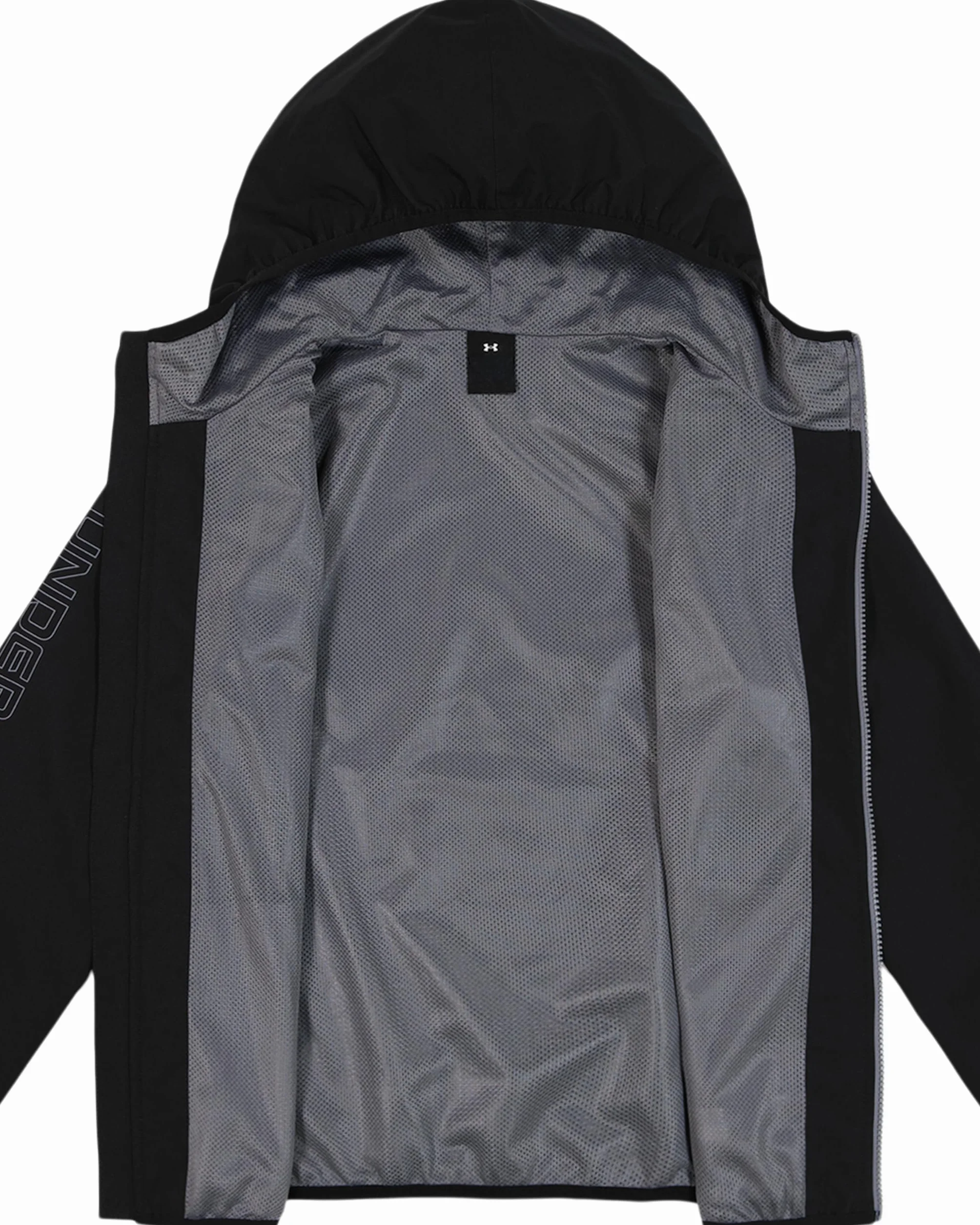 Under Armour Chaqueta Cortavientos Wintuck Wordmark para Niño con Tecnología UA Storm – 5K/5K, Repelente al Agua y Cortavientos, Forro de Malla Transpirable, 6–14 Años