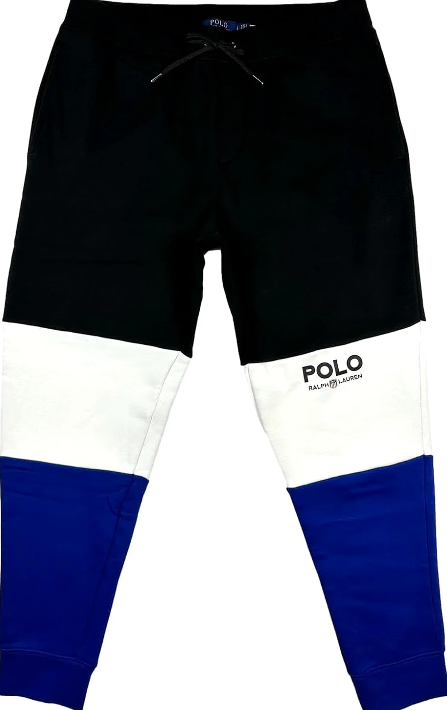 POLO RALPH LAUREN 1967 USA Shield Colorblock - Pantalones deportivos de forro polar para hombre