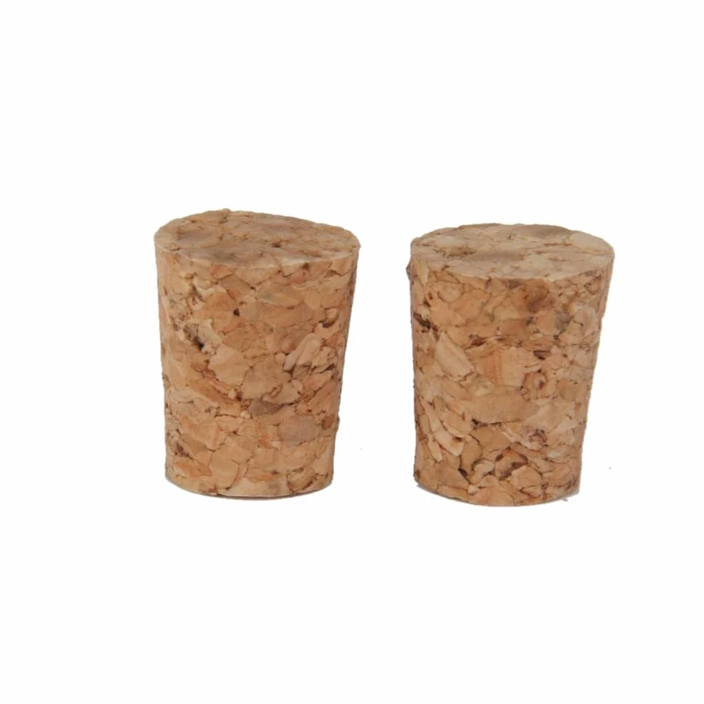 Tapones de corcho cónicos 18 mm x 14 mm x 22 mm para manualidades