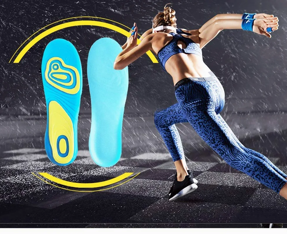 Silicone Gel Orthotic Insoles for Shoes Unisex Shock Absorption Shoe Inserts Pad Care for Heel Foot Plantar Fasciitis (Size : 275mm) (275mm)