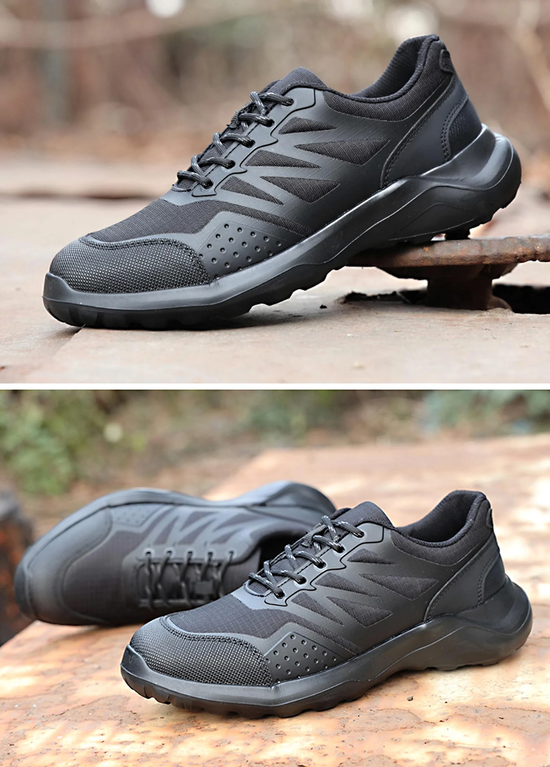 Spider - Zapatillas Negras Antideslizantes para Uso Diario, Cómodas y Amortiguadas, Calzado Casual para Restaurantes y Hoteles | 36-45 EU