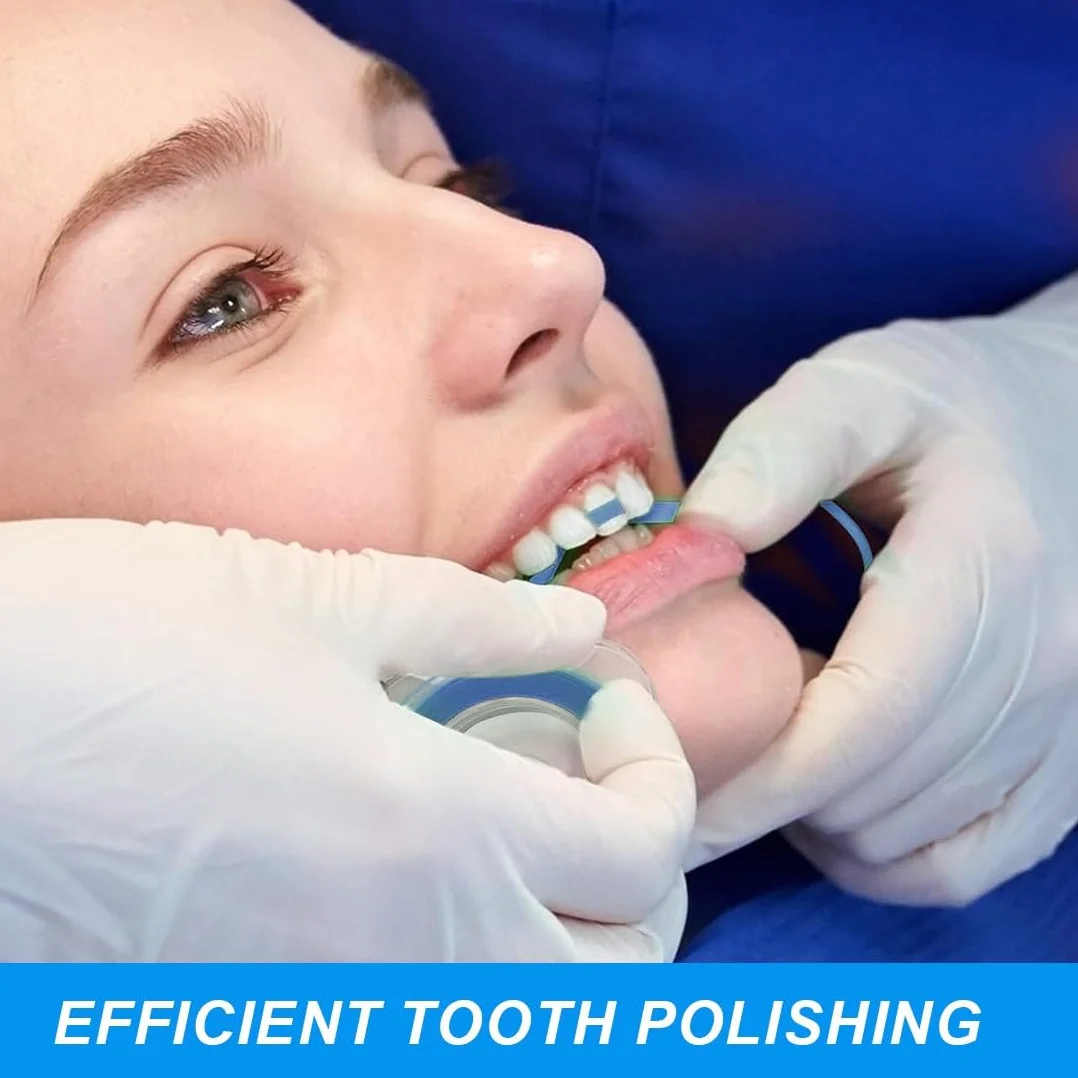 Tira de Pulido Dental 2 Rollos 20 μm 30 μm para Espacios Interdentales
