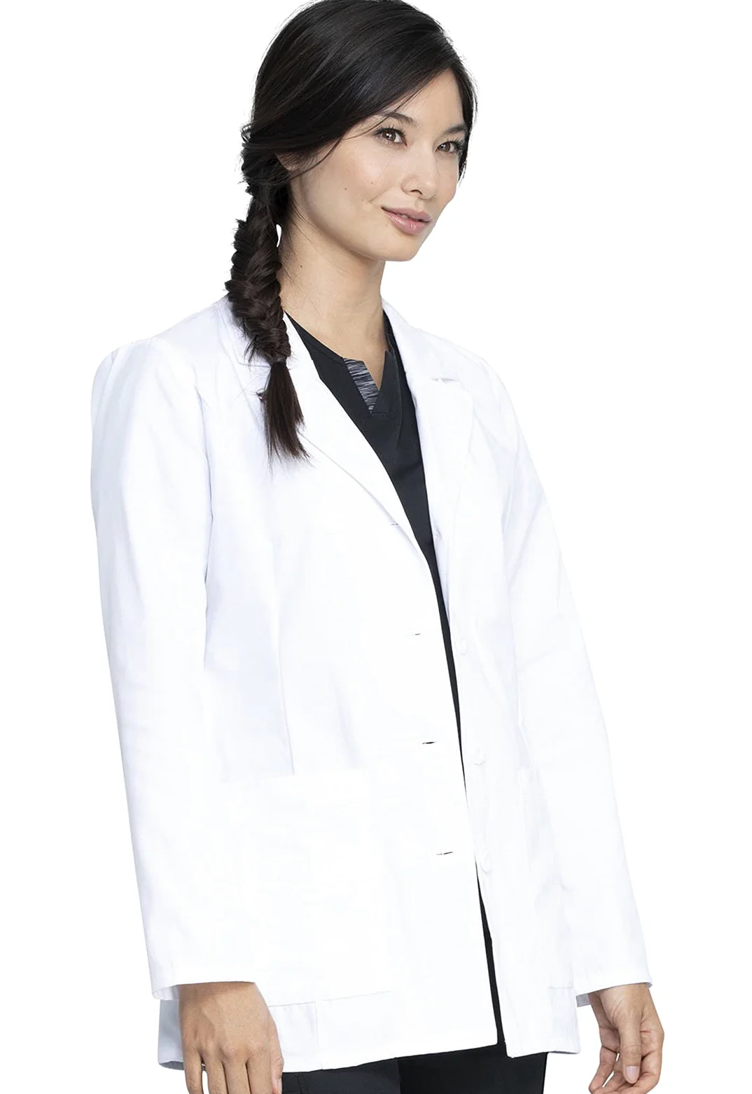 Dickies Women's 29 Inch Lab Coat, White, XX-Large