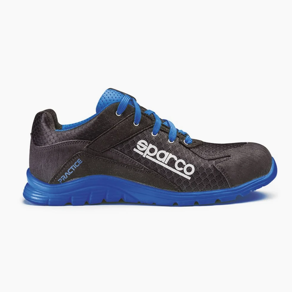 Sparco - Practice Nelson ESD S1PL SR FO - Calzado de Seguridad para Hombre y Mujer - Calzado de Trabajo Antideslizante y Resistente Adecuado para Cualquier condición de Trabajo - EU 45