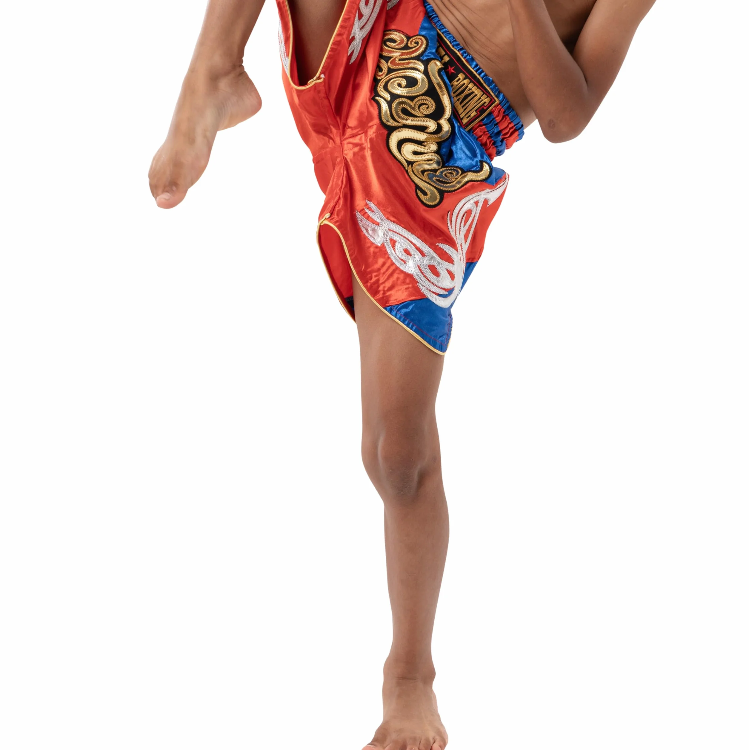 Pantalones Cortos de Muay Thai para Niños Boxeo Kickboxing MMA 2-12 Años