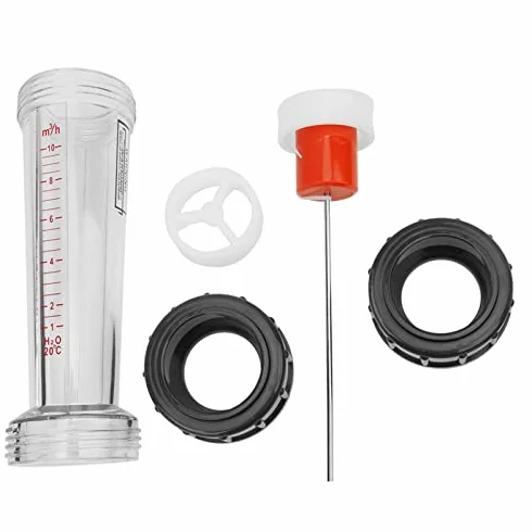 Garosa LZS-50 Medidor Flujo Líquido Tubo Plástico 1-10m³/H Controlador Agua Industrial