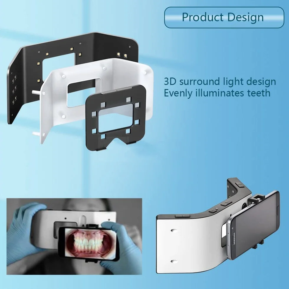 Lámpara LED Dental Intraoral 20 Leds 5W Alto Brillo Fotografía Oral Herramientas de Relleno