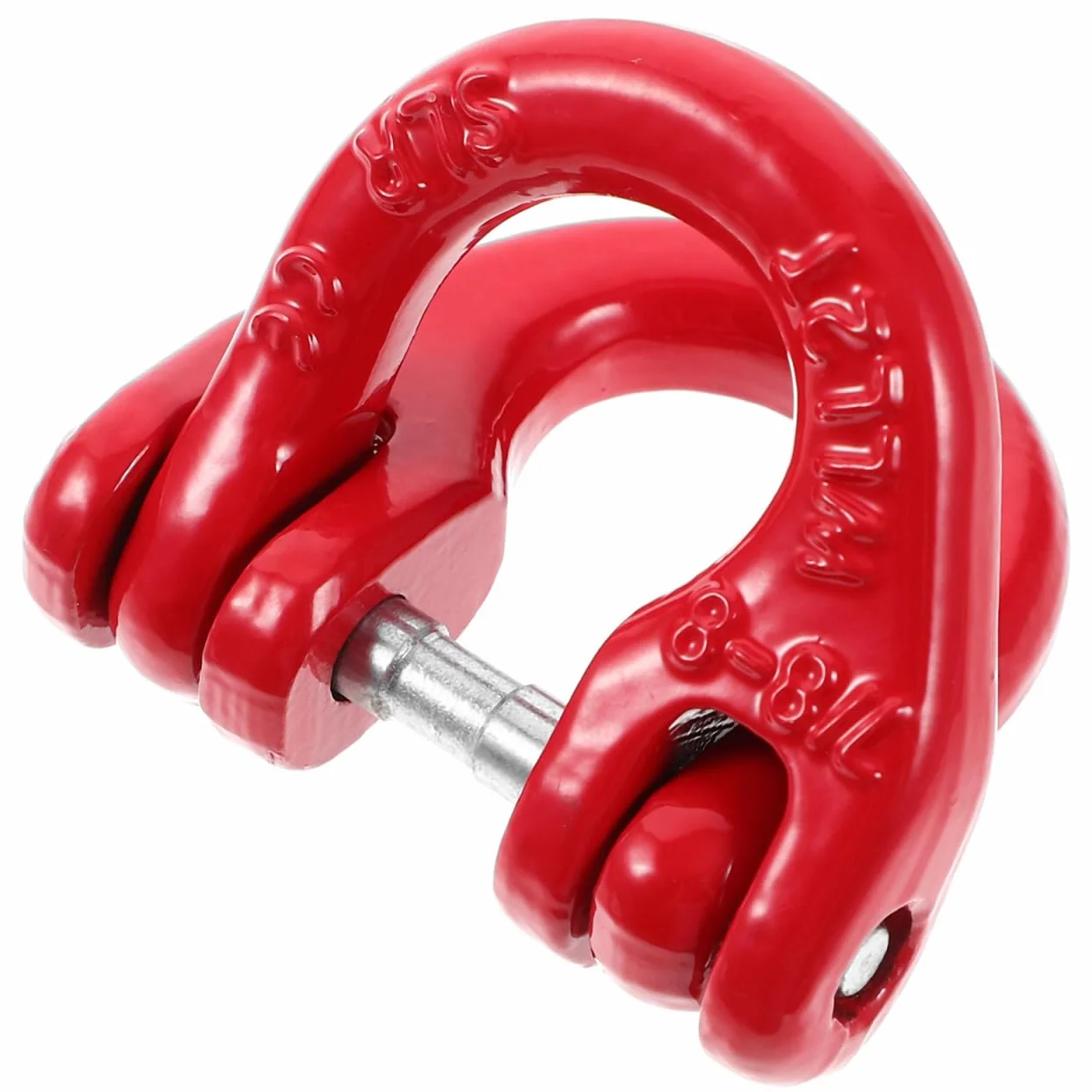 iplusmile Conector Eslabón Cadena Seguridad Remolque Levantamiento Acero 2 Toneladas 4 Piezas