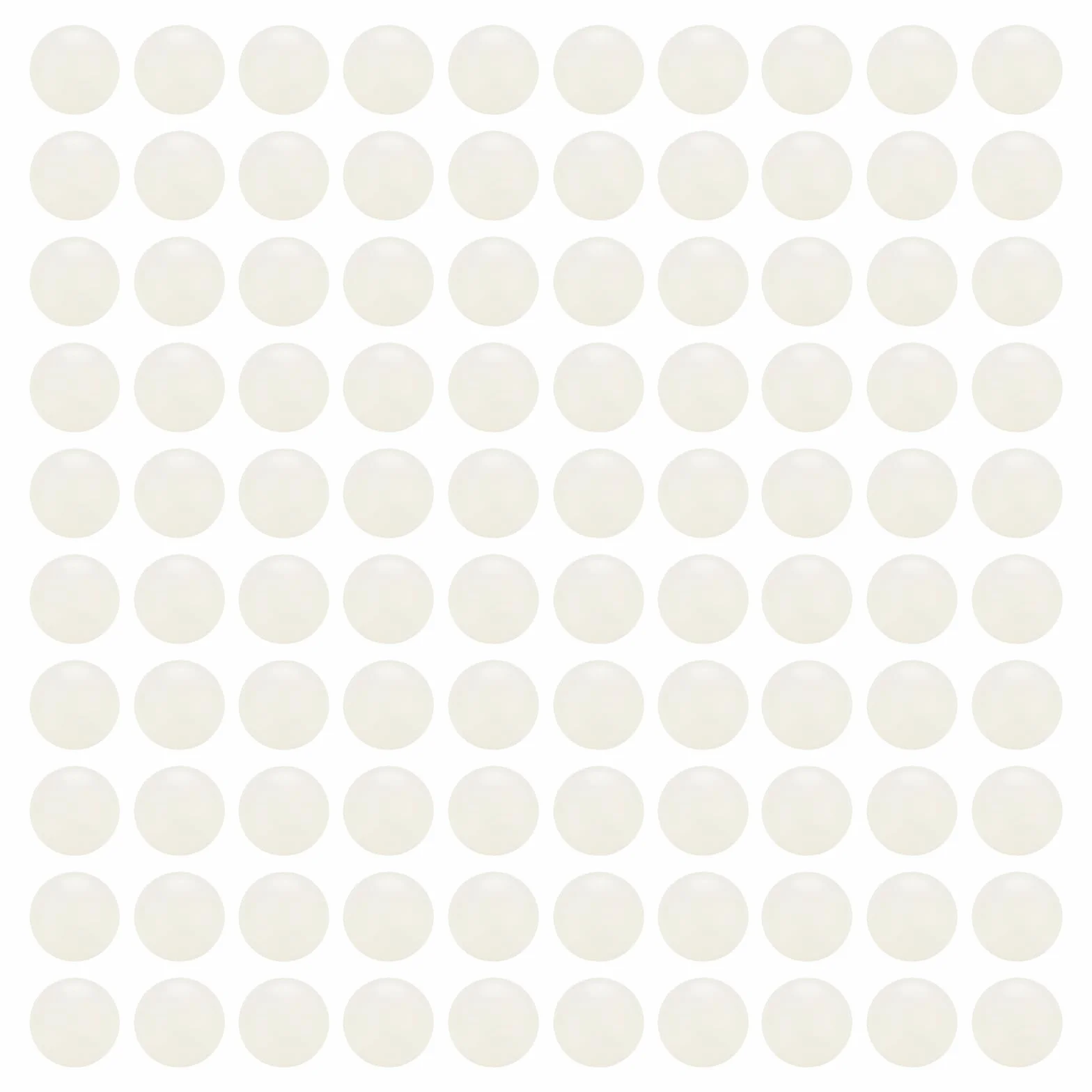 QUARKZMAN 100Pcs Bolas De Cojinete De Nylon 1/2" 12.7mm Bola Sólida Pulida Precisión G2 Blanco