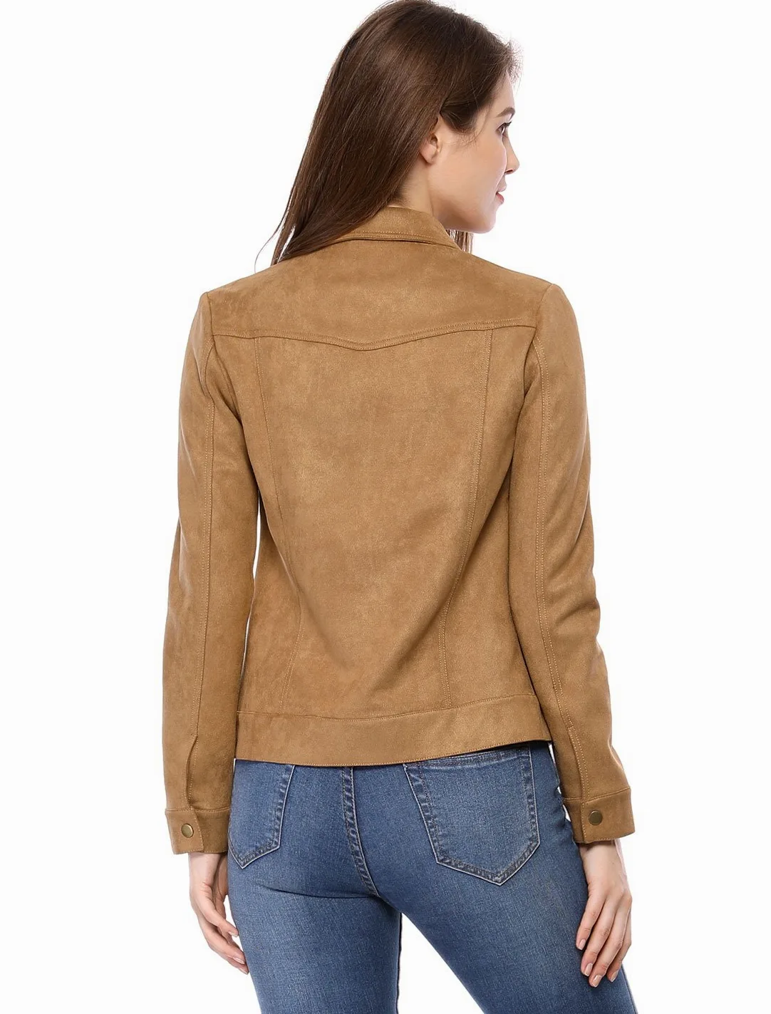 Allegra K Coat Abrigo básico Mujer (Pack de 1)
