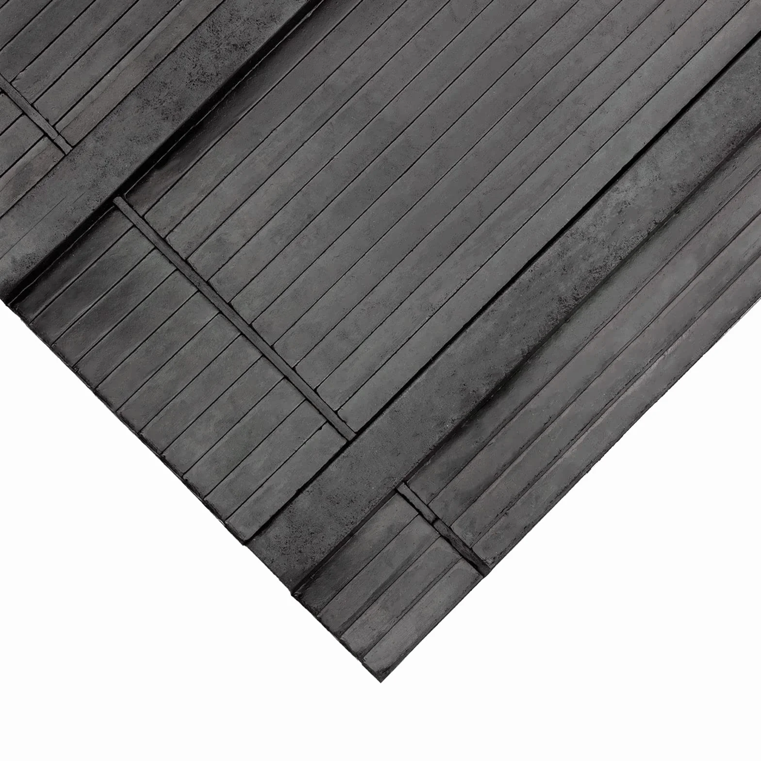 Esterilla antideslizante para rampa de remolque para caballos 155 x 175 cm, alfombrilla de goma