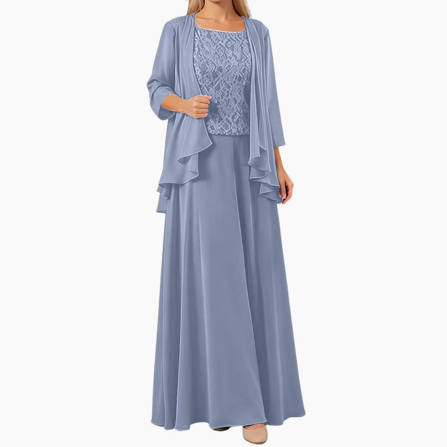 Falda larga de verano para mujer, elegante conjunto de tres piezas con falda larga para ocasiones formales, vestido de noche favorecedor para fiestas, bailes de graduación