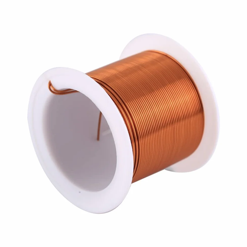 DONGKER Alambre de Cobre Esmaltado 0,7 mm x 10 m Bobina Eléctrica