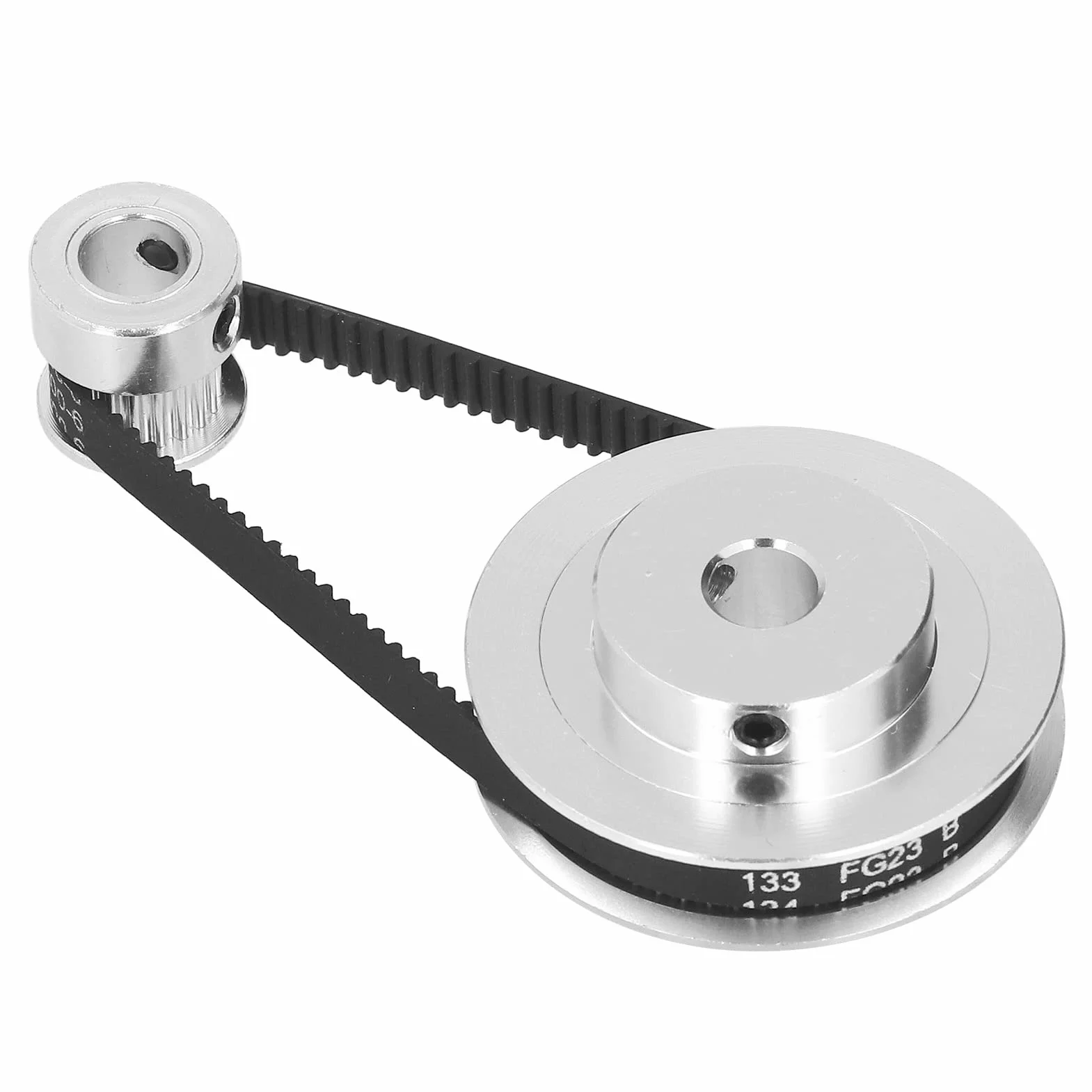 Poleas de Motor Paso a Paso GT2, Polea de Sincronización de Aluminio, Correa de 6mm, 200mm para Impresora 3D
