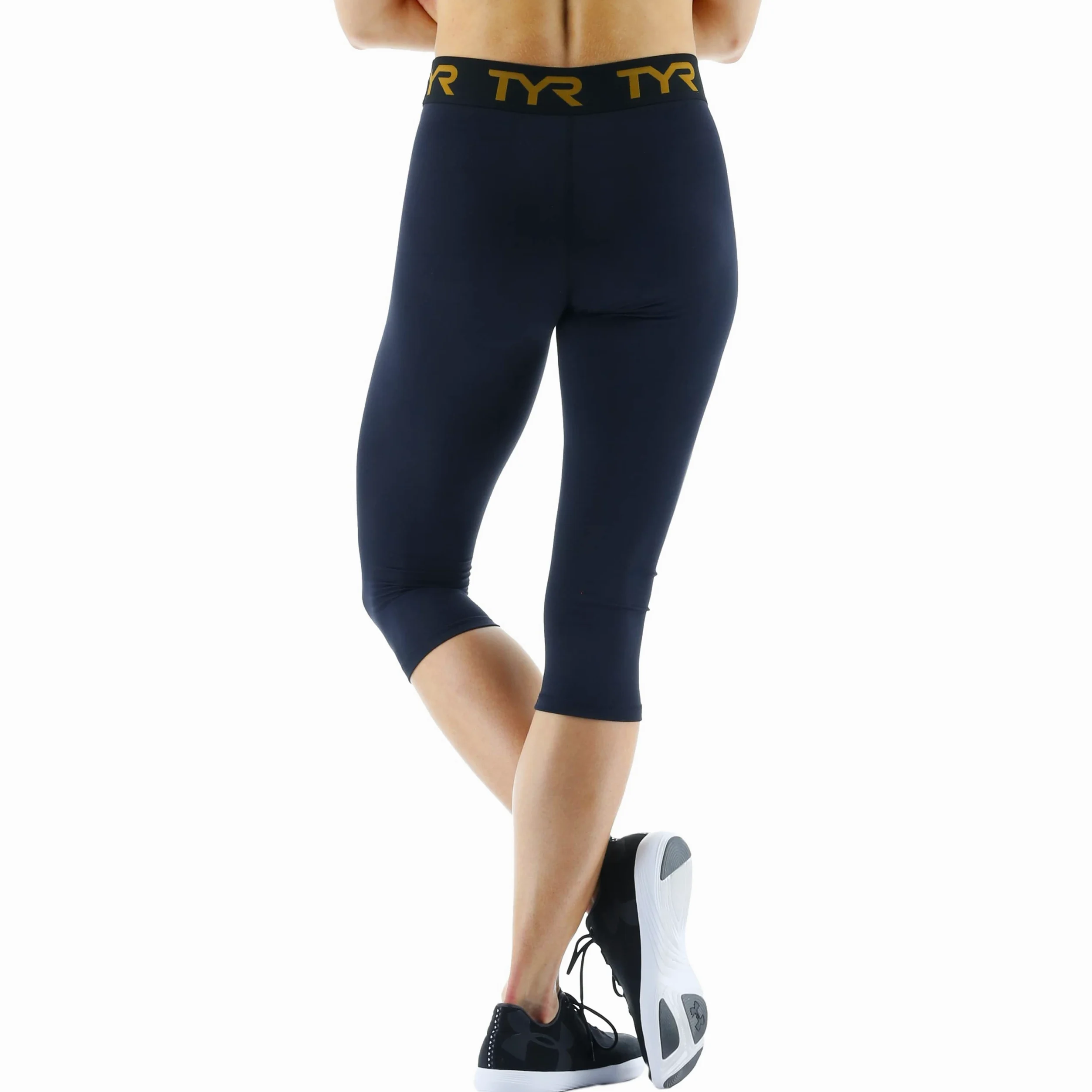 TYR Mallas Deportivas de Media Altura - Leggings Mujer