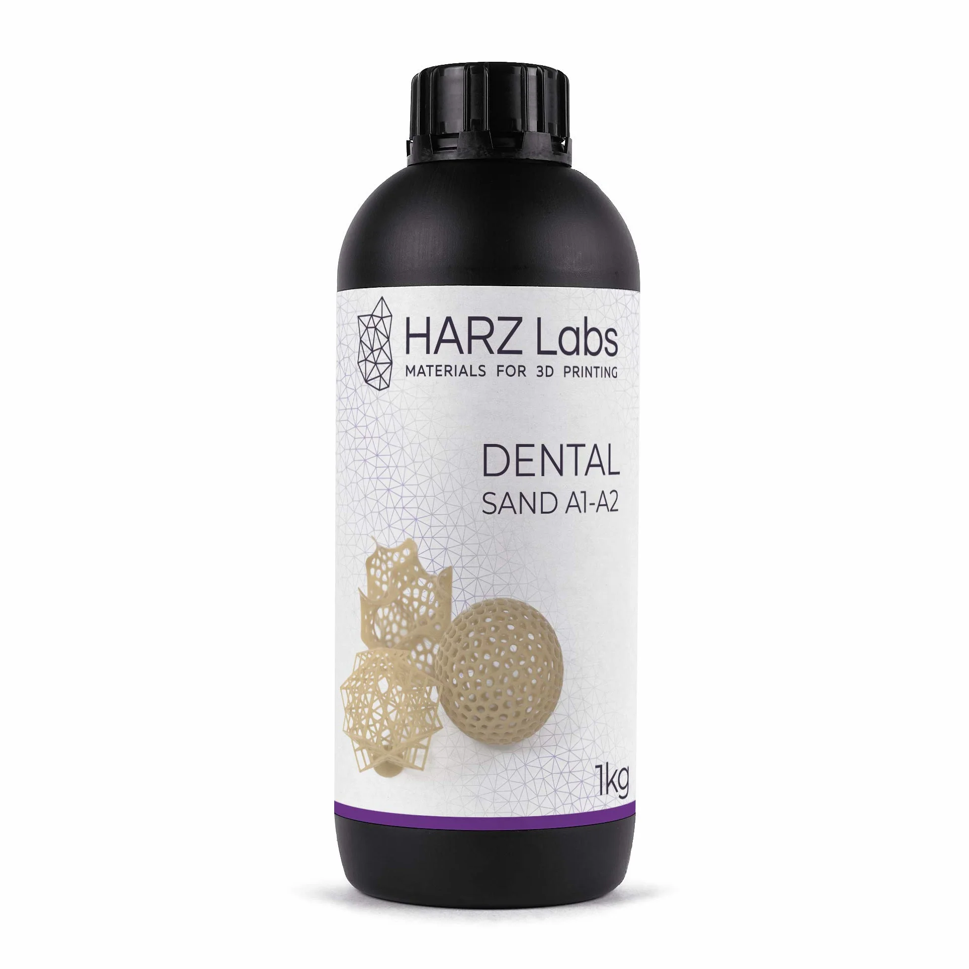 Resina DENTAL A1-A2 1KG para coronas y puentes provisionales