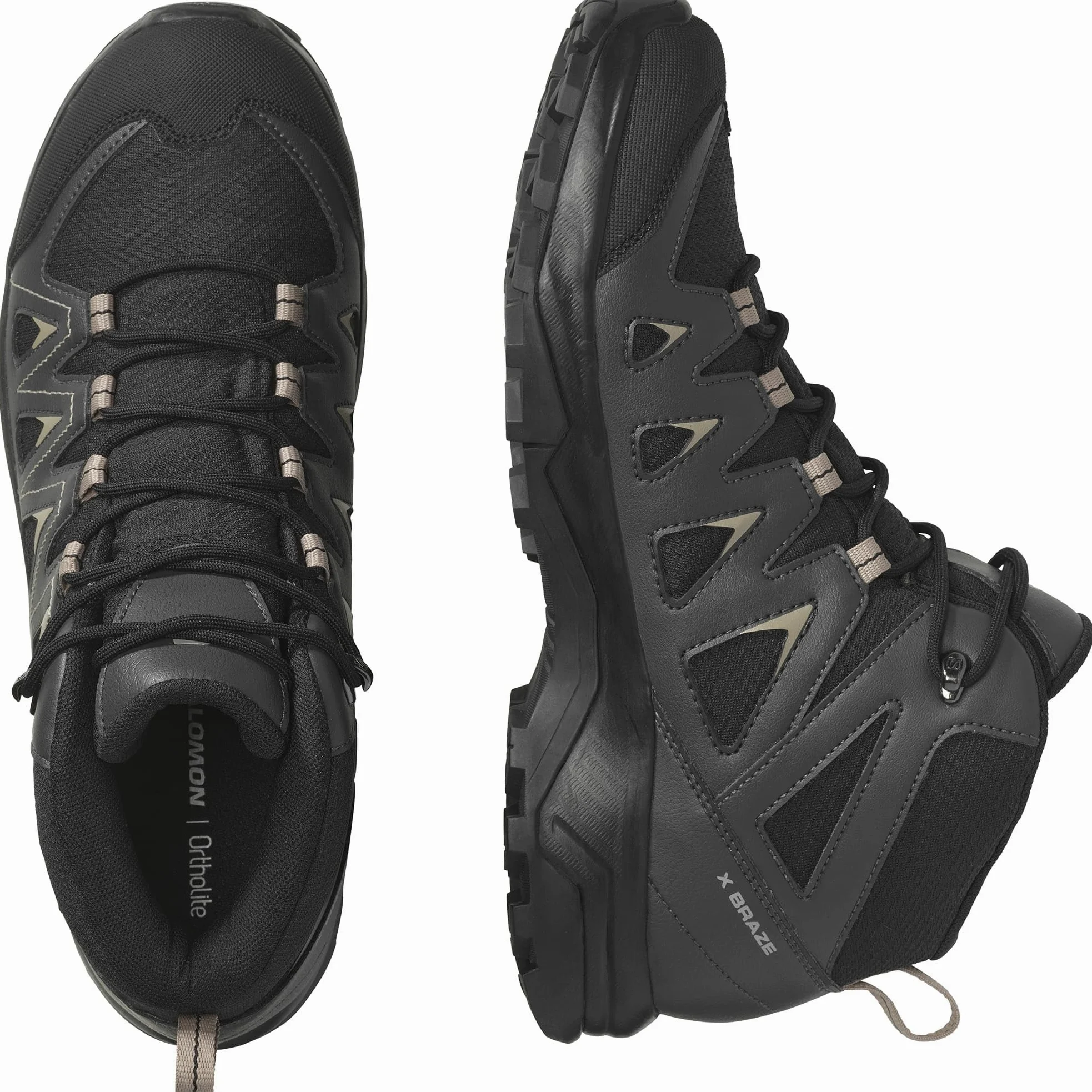 SALOMON X Braze Mid Gore-Tex Zapatillas Outdoor para Hombre, Básicos para el senderismo, Diseño deportivo, Uso versátil