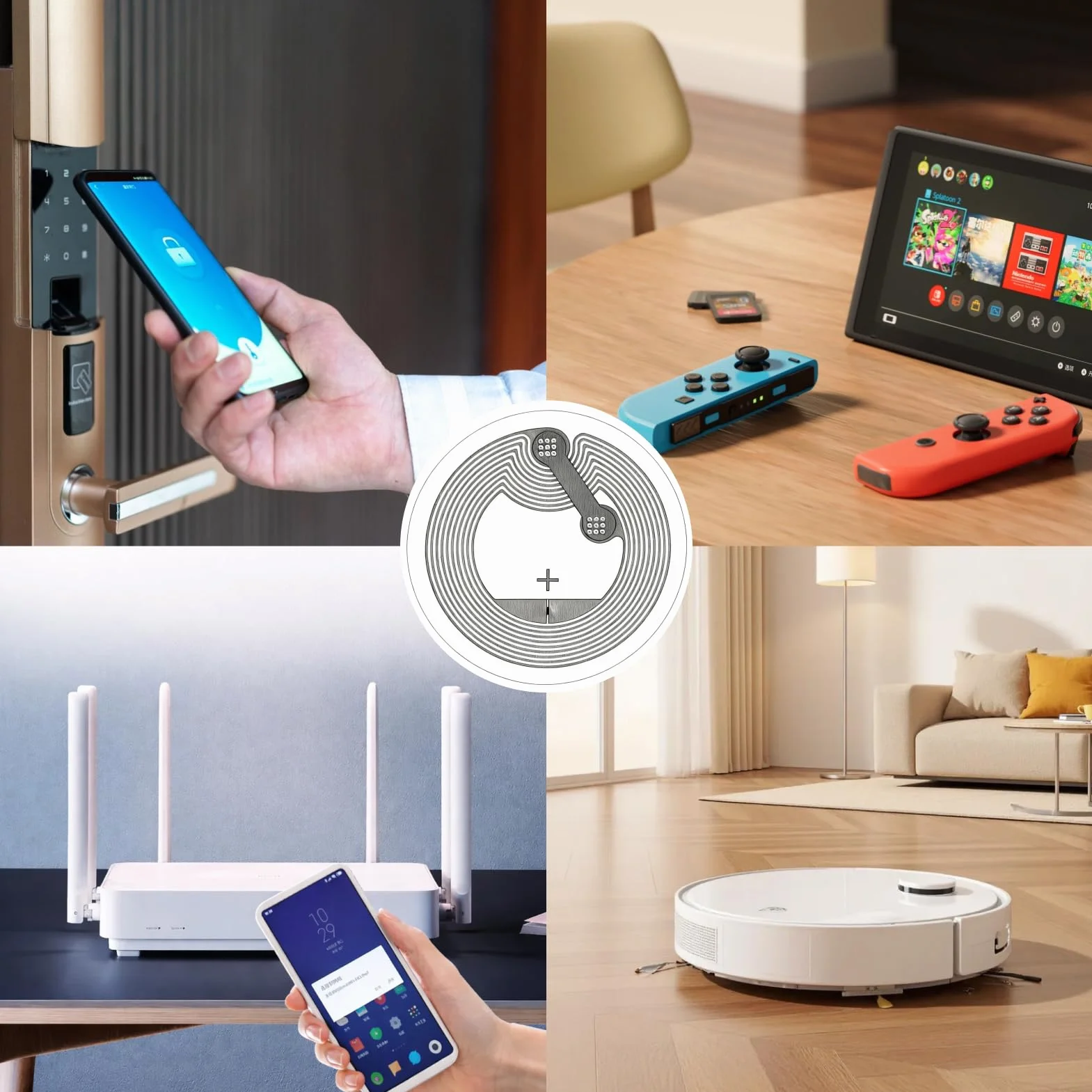 Pegatinas NFC Ntag213, 144 Bytes, Reutilizables, Impermeables, Compatibles con Teléfonos NFC