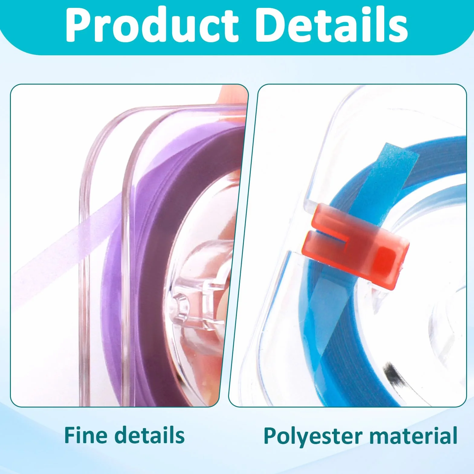 Papel de lija dental 4 mm x 6 m para espacios interdentales y pulido de dientes