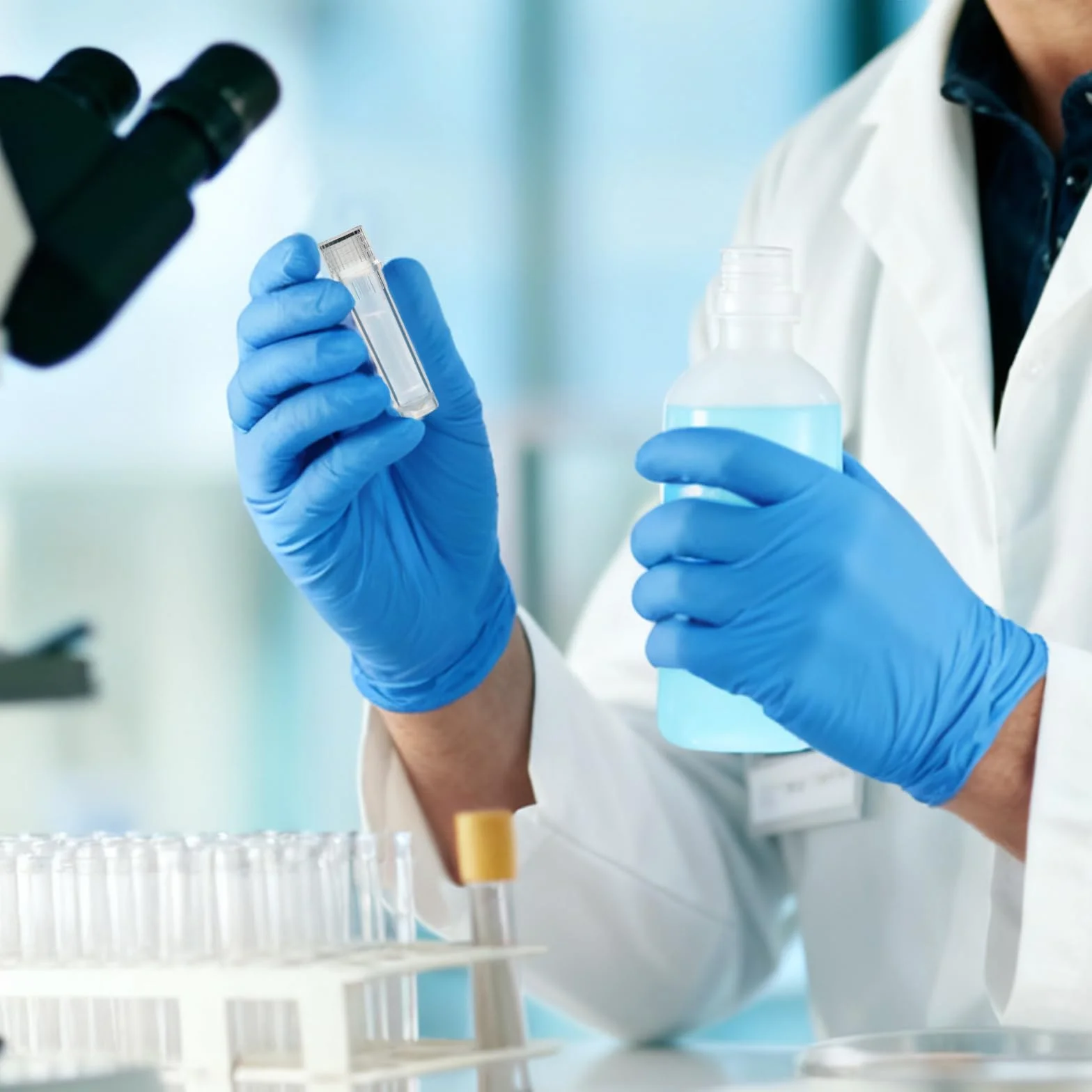 Tubos criogénicos de plástico 2,0 ml 50 unidades con código de identificación