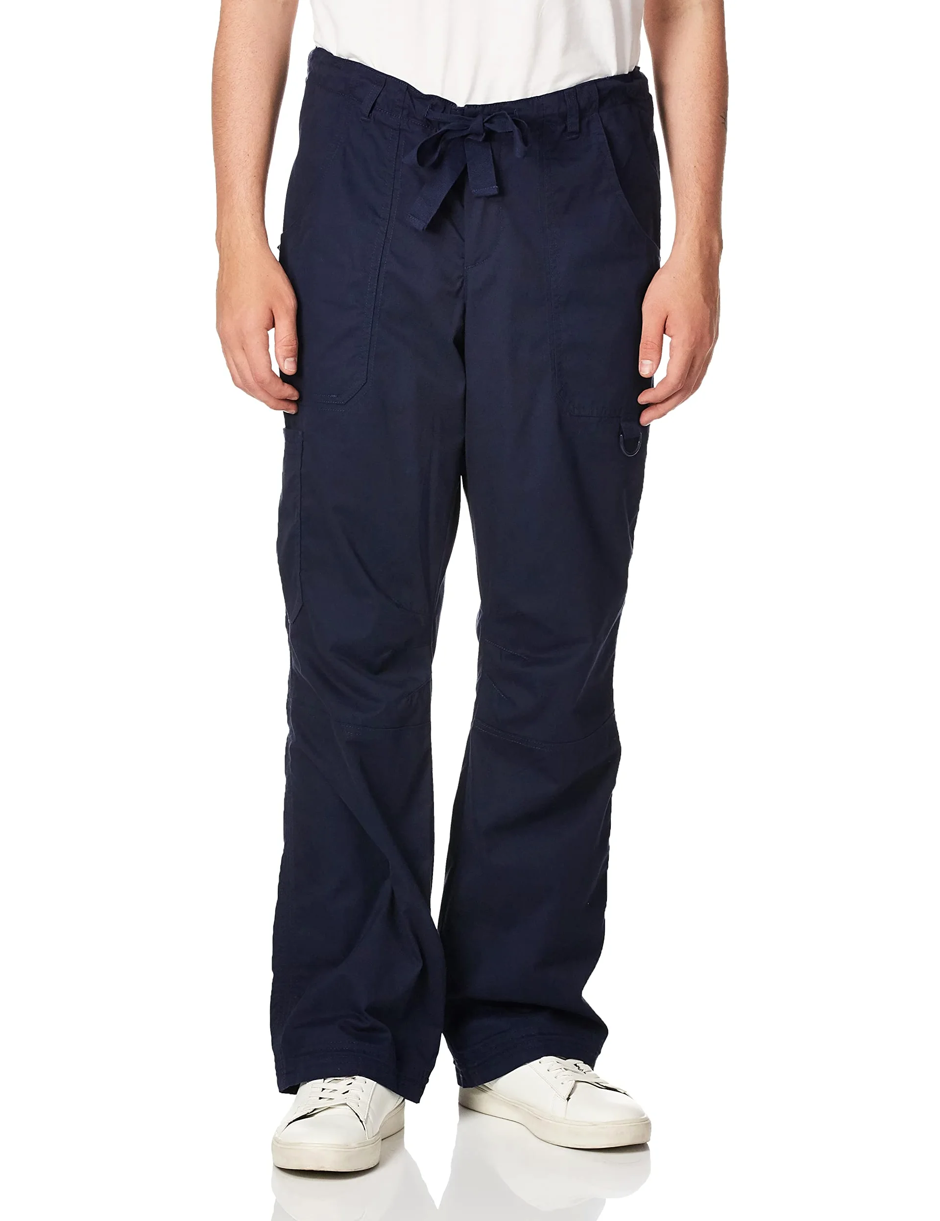 KOI James Elastic - Pantalones quirúrgicos para Hombre con Cremallera y cordón en la Cintura