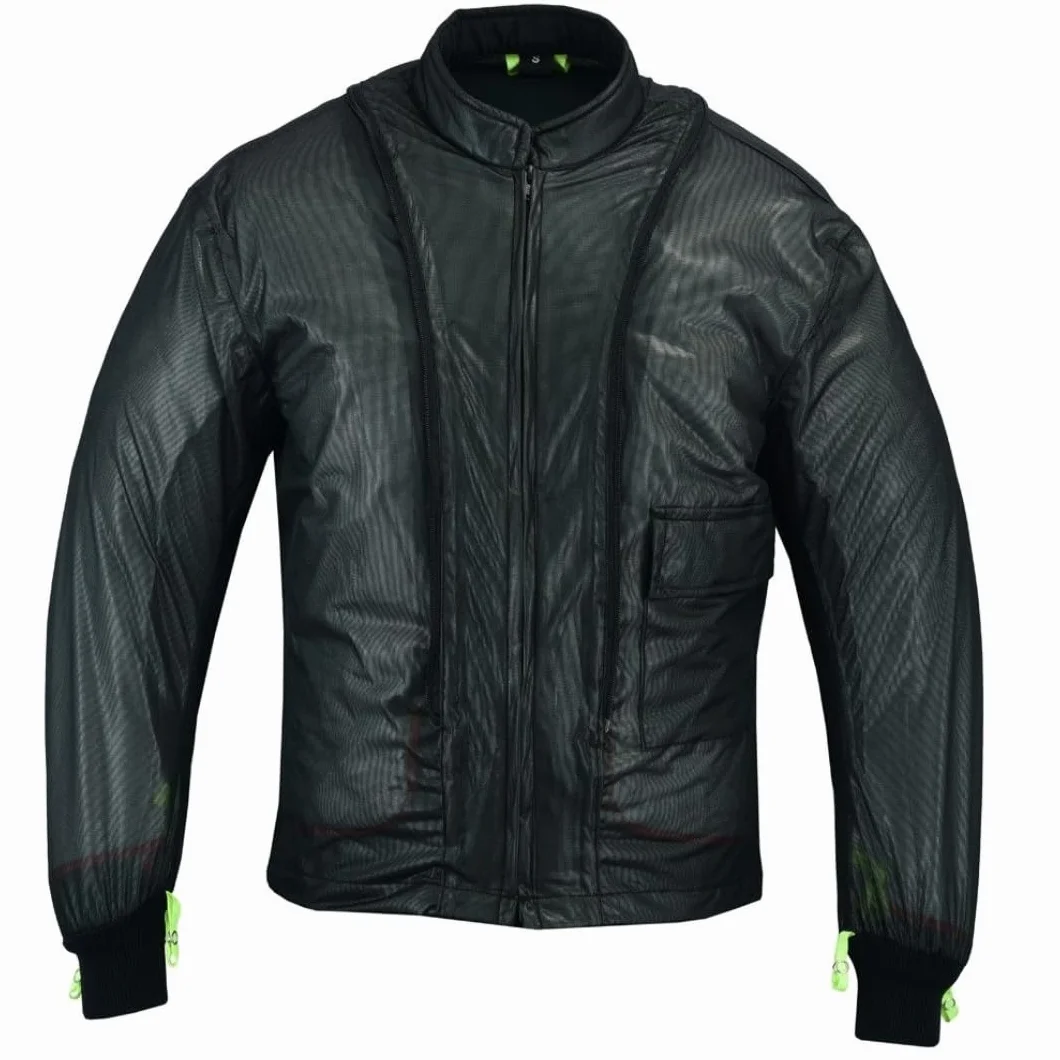 LOVO - Chaqueta Moto Tricapa 4 Estaciones Hombre - Chaqueta Moto Hombre con Protecciones Homologadas para Invierno y Verano - Cazadora de Alta Protección Longitud 3/4 - Funcionalidad y Seguridad Total