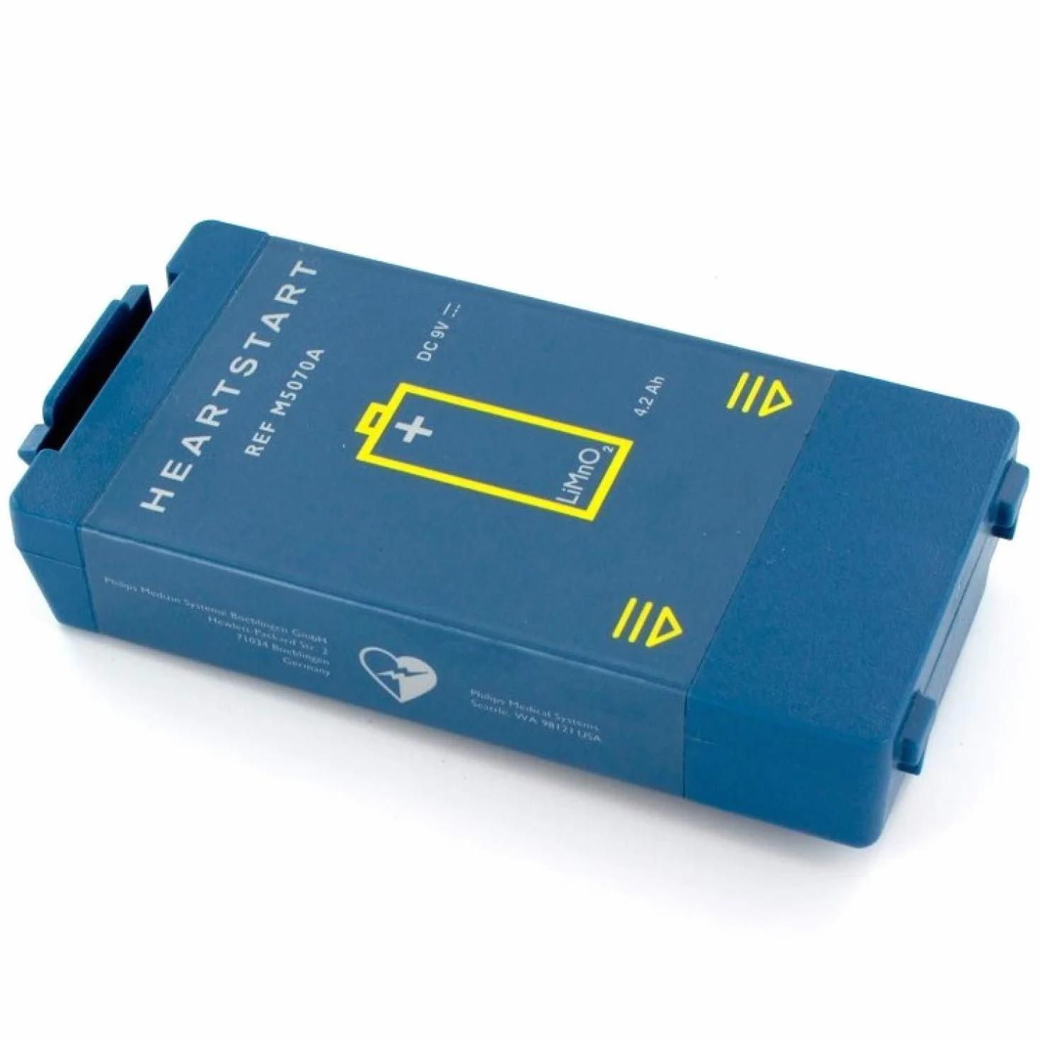 PHILIPS Batería de litio 9V DSA HEARTSTART HS1 M5070A 4,2Ah