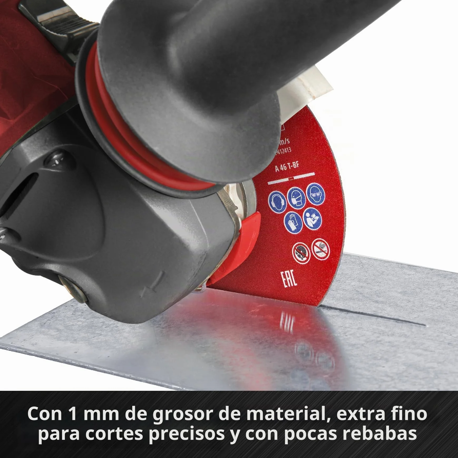 Einhell Juego de 5 discos de corte de inox y metal 115 x 1 mm