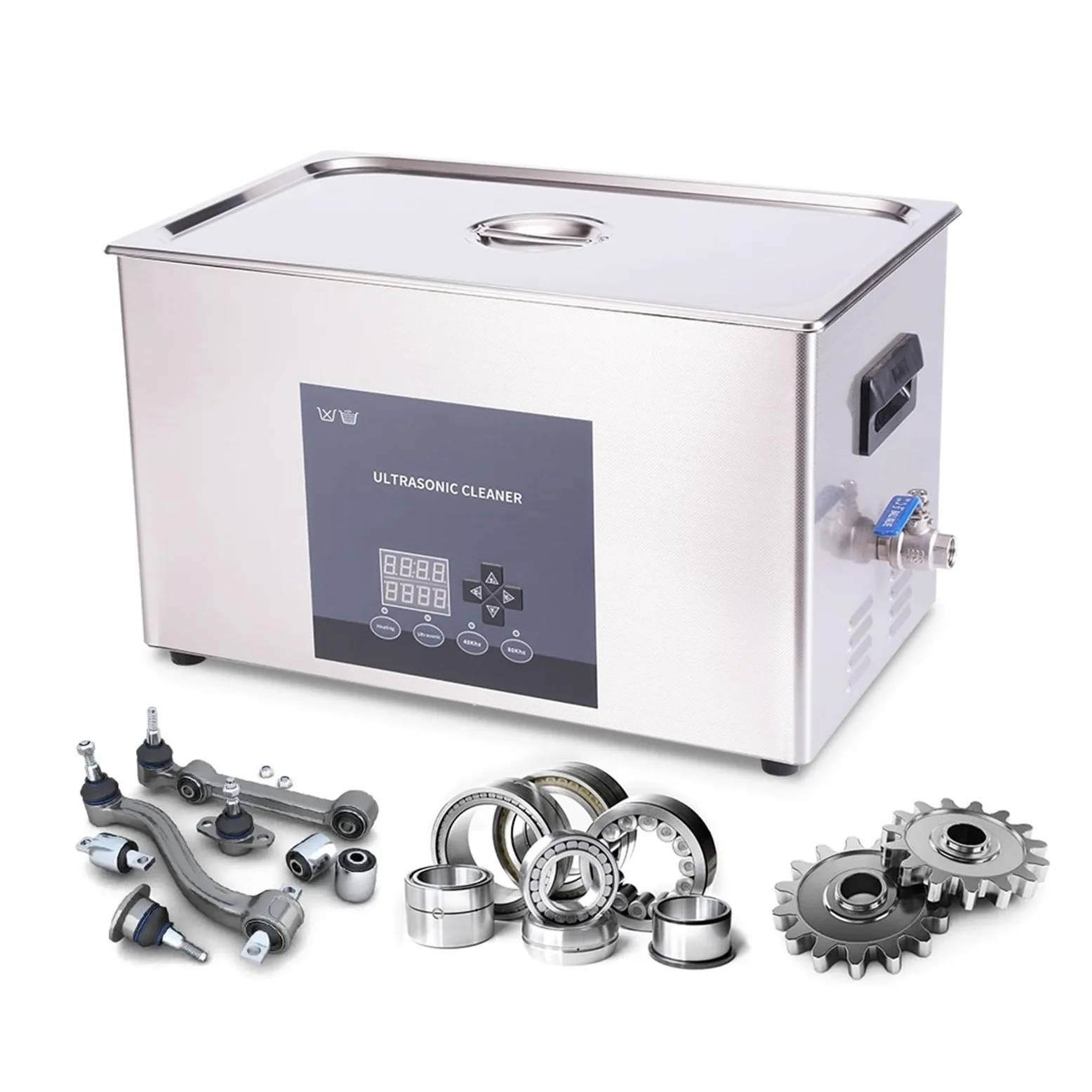 MáQuina Limpiadora UltrasóNica Máquina Limpiadora Ultrasónica Industrial De Doble Frecuencia De 22L For Uso En Laboratorio, Piezas De Precisión, Placa Base, Lavado por Ultrasonidos(40kHz 80kHz)