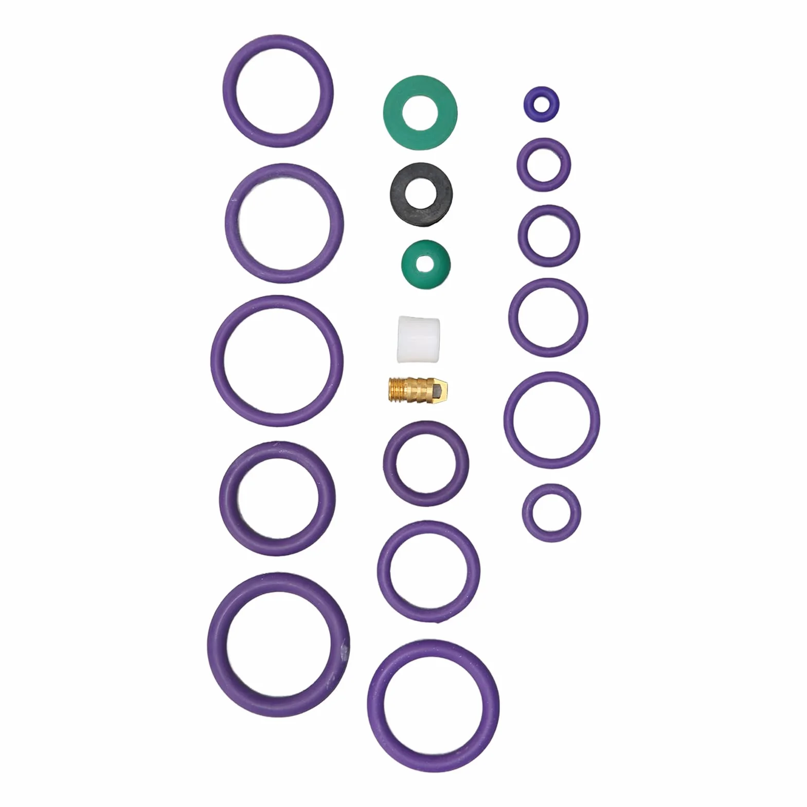 Kit Universal de Juntas Tóricas 225 Piezas para Aire Acondicionado de Coche