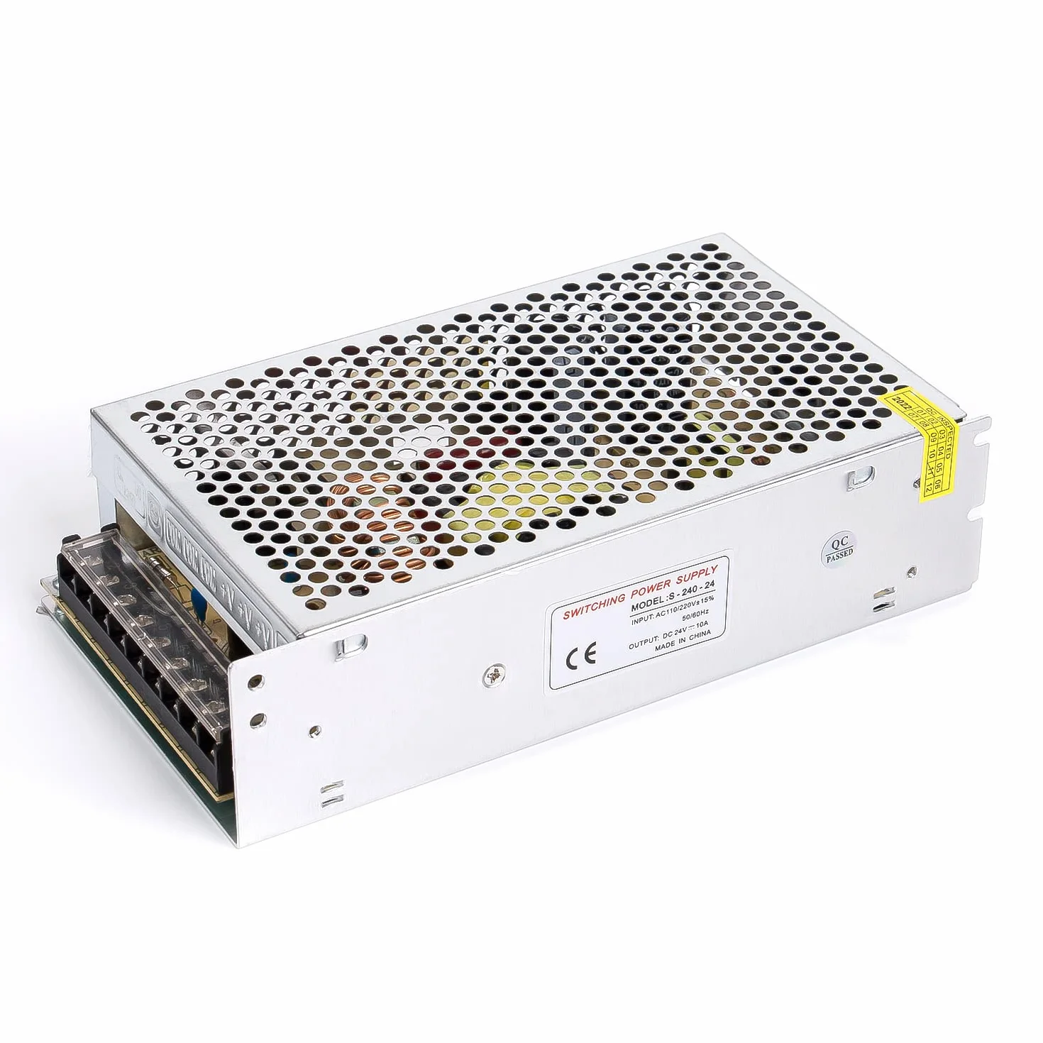 ANGEEK Fuente de alimentación conmutada 24V 10A 240W DC Adaptador AC 110V/220V a DC-24V