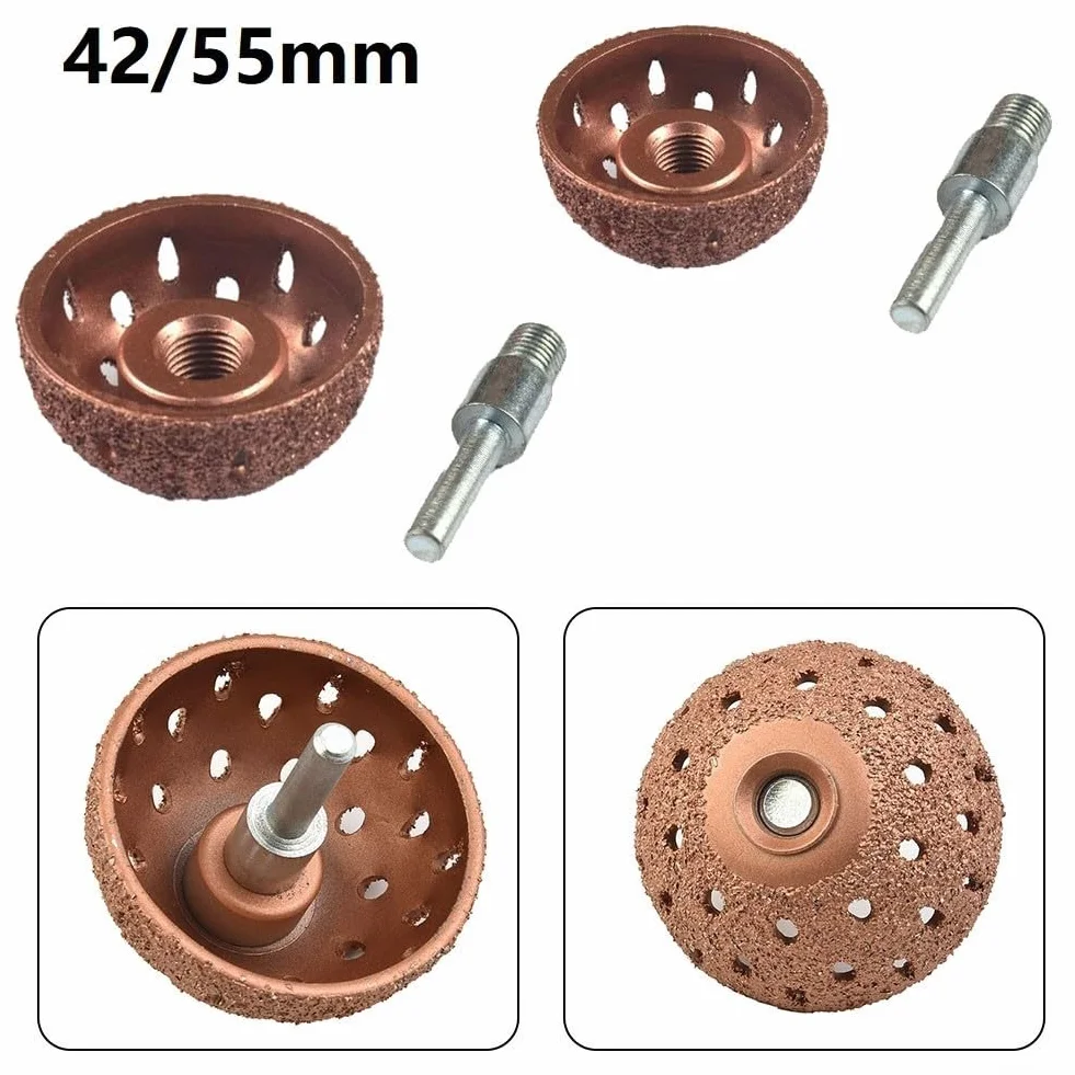 Cabezal de molienda de neumáticos 4255 mm con rosca de 9 mm y vástago redondo para pulido de aleación