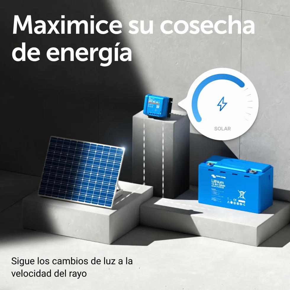 Victron Energy SmartSolar MPPT Controlador de Carga Solar 100V 20A 12/24/48V Bluetooth