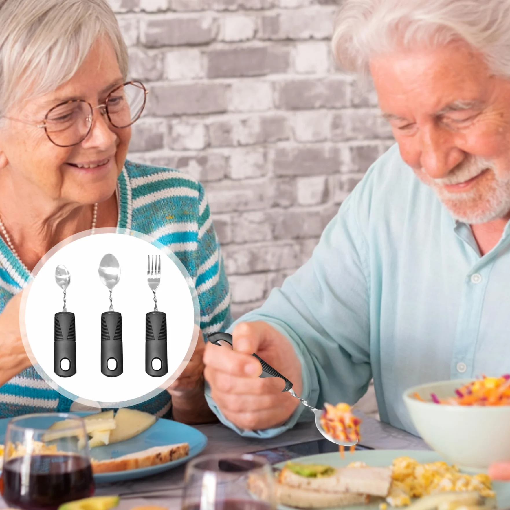 Utensilios adaptativos 3pcs Espejo de acero inoxidable pulido flexible cubiertas curvas portátiles