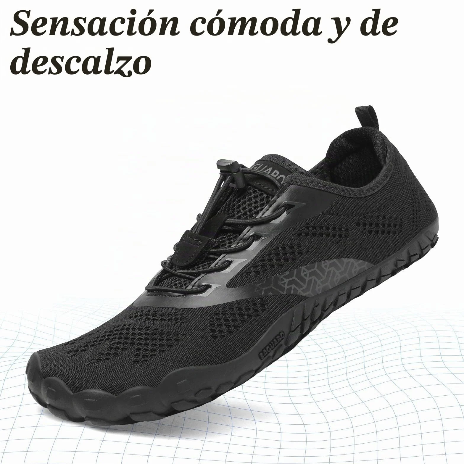 SAGUARO Barefoot Zapatillas de Trail Running Minimalistas Unisex Adulto