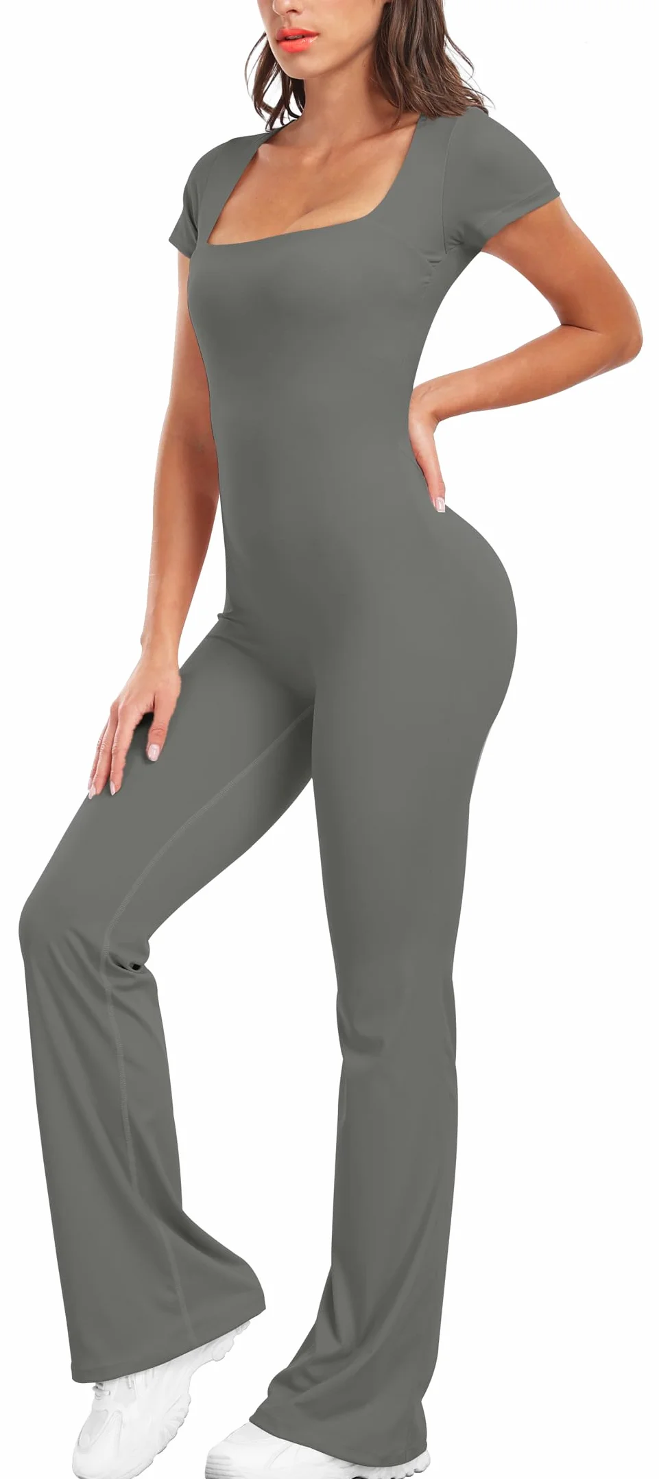 UNIQUEBELLA Las mujeres Leotard Jumpsuit, Deportes Stretchy Pullover Jumpsuit Suit - Jumpsuit Sportswear Leotard Forma Fitness Jumpsuit Suit