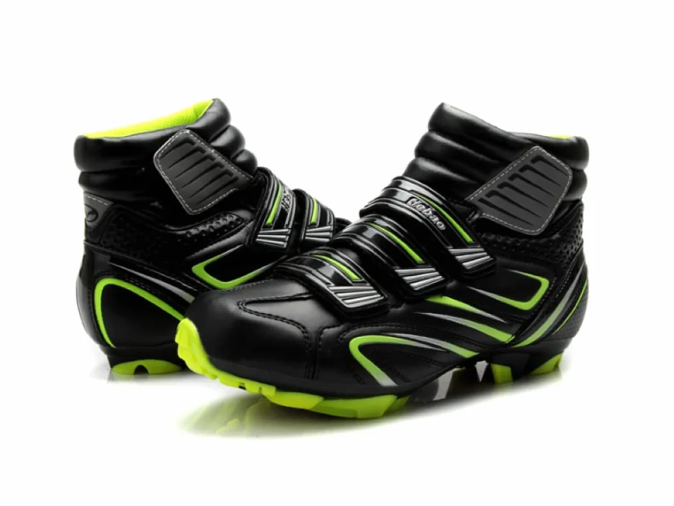 Zapatillas de Ciclismo MTB de Invierno Botas de montaña Hombre/Mujer Antideslizantes Impermeable SPD