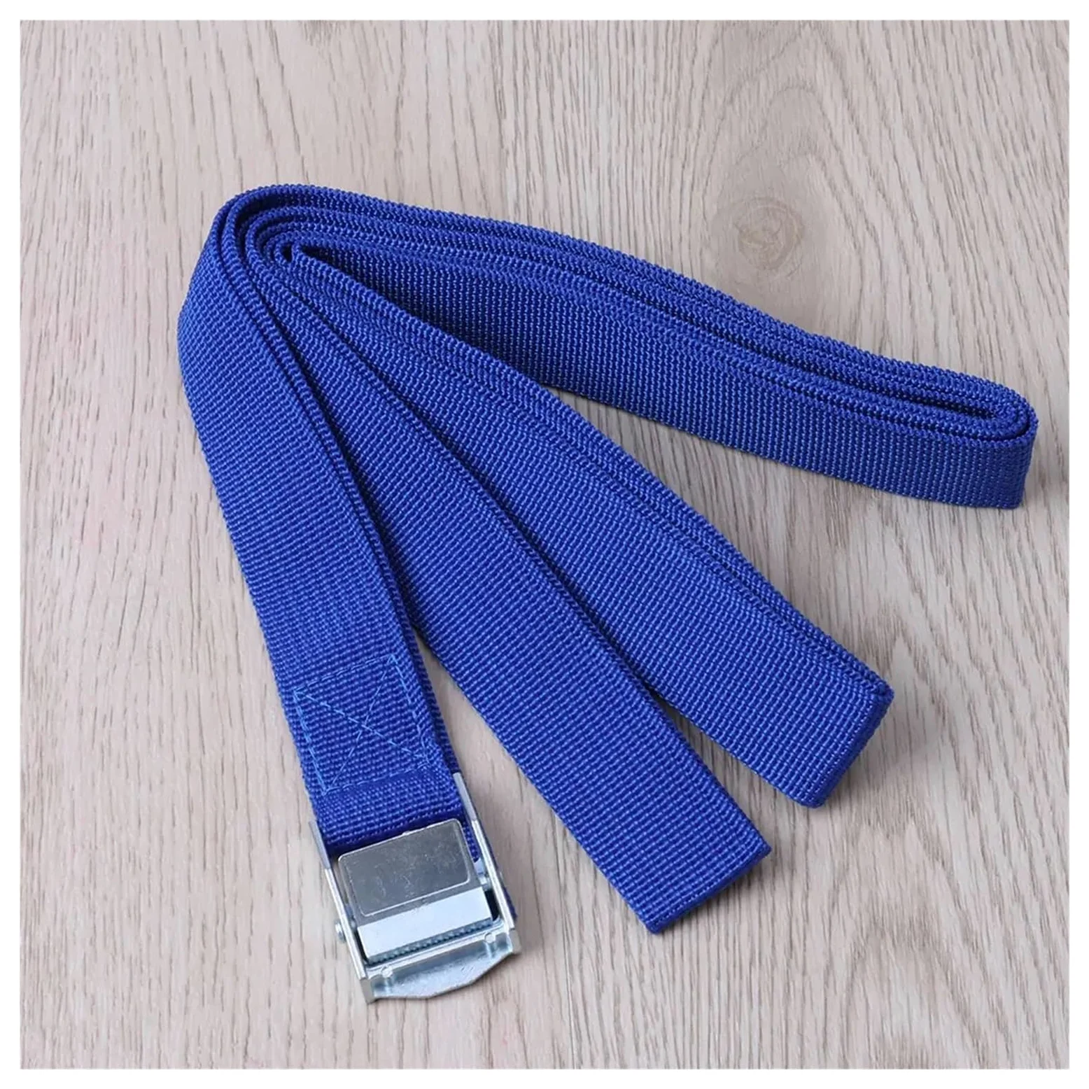 Correa con Hebilla, Correas de Amarre 2,5 m con Hebilla Nailon liberación rápida for Carga, portaequipajes Coche, Equipaje y mudanzas(2pc)