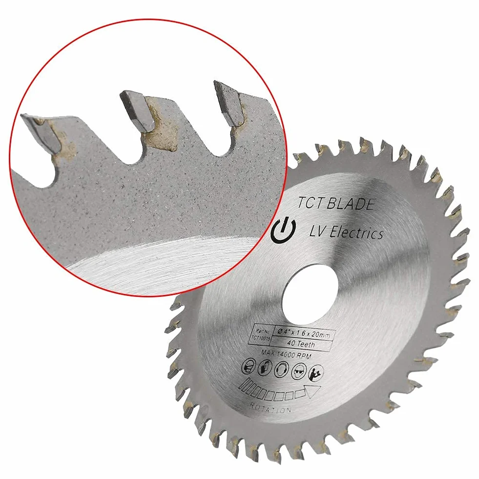 Disco de corte TCT 110x1.6x20mm 40 dientes para madera